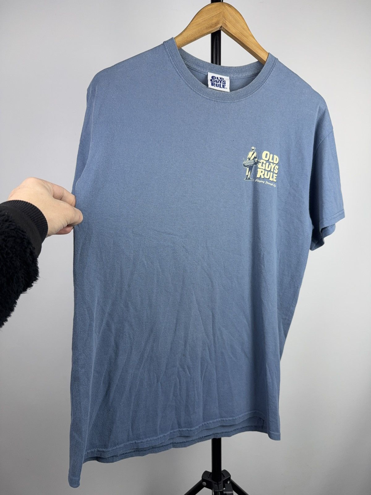 Vintage Vintage 00s Old Guys Rule Golf Graphic T-Shirt Blue Men’s M Size US M / EU 48-50 / 2 - 5 Thumbnail