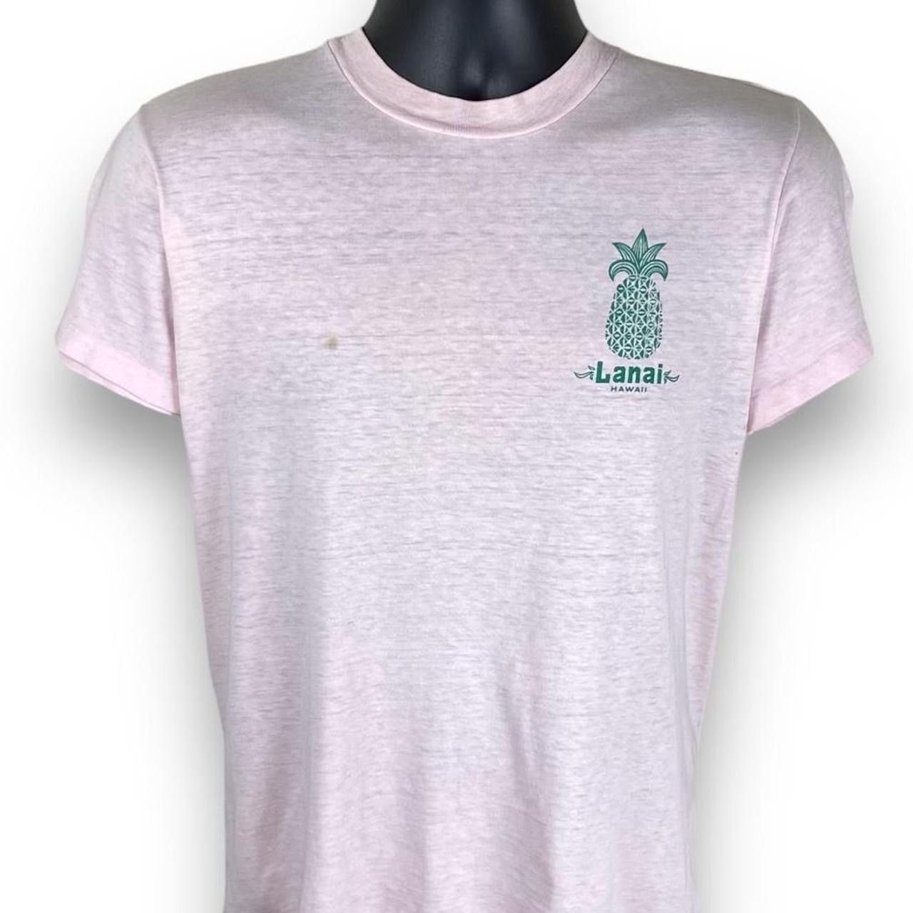 Hanes × Vintage Vintage 90s Hanes Lanai Hawaii Destination Travel Tshirt Size US S / EU 44-46 / 1 - 2 Thumbnail