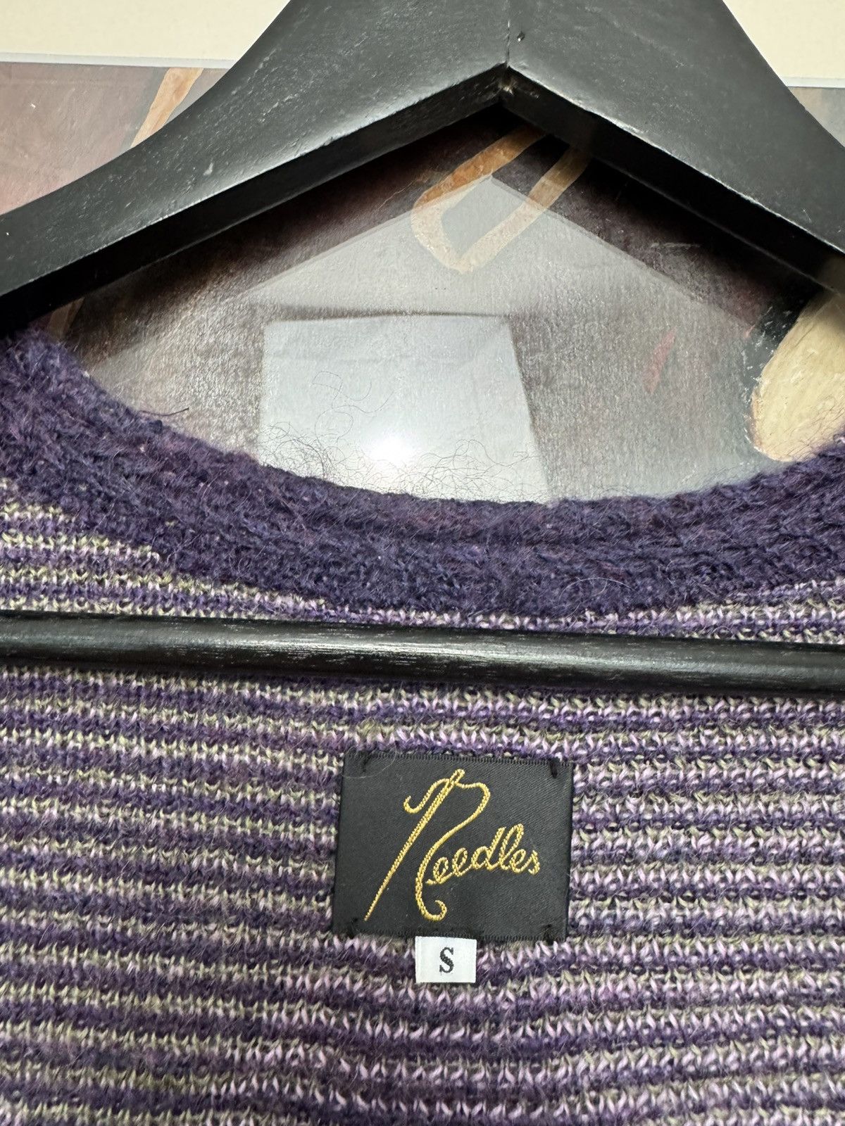 Needles Needles Mohair Cardigan Sweater Japanese Arygle Japan Rare Size US S / EU 44-46 / 1 - 5 Thumbnail