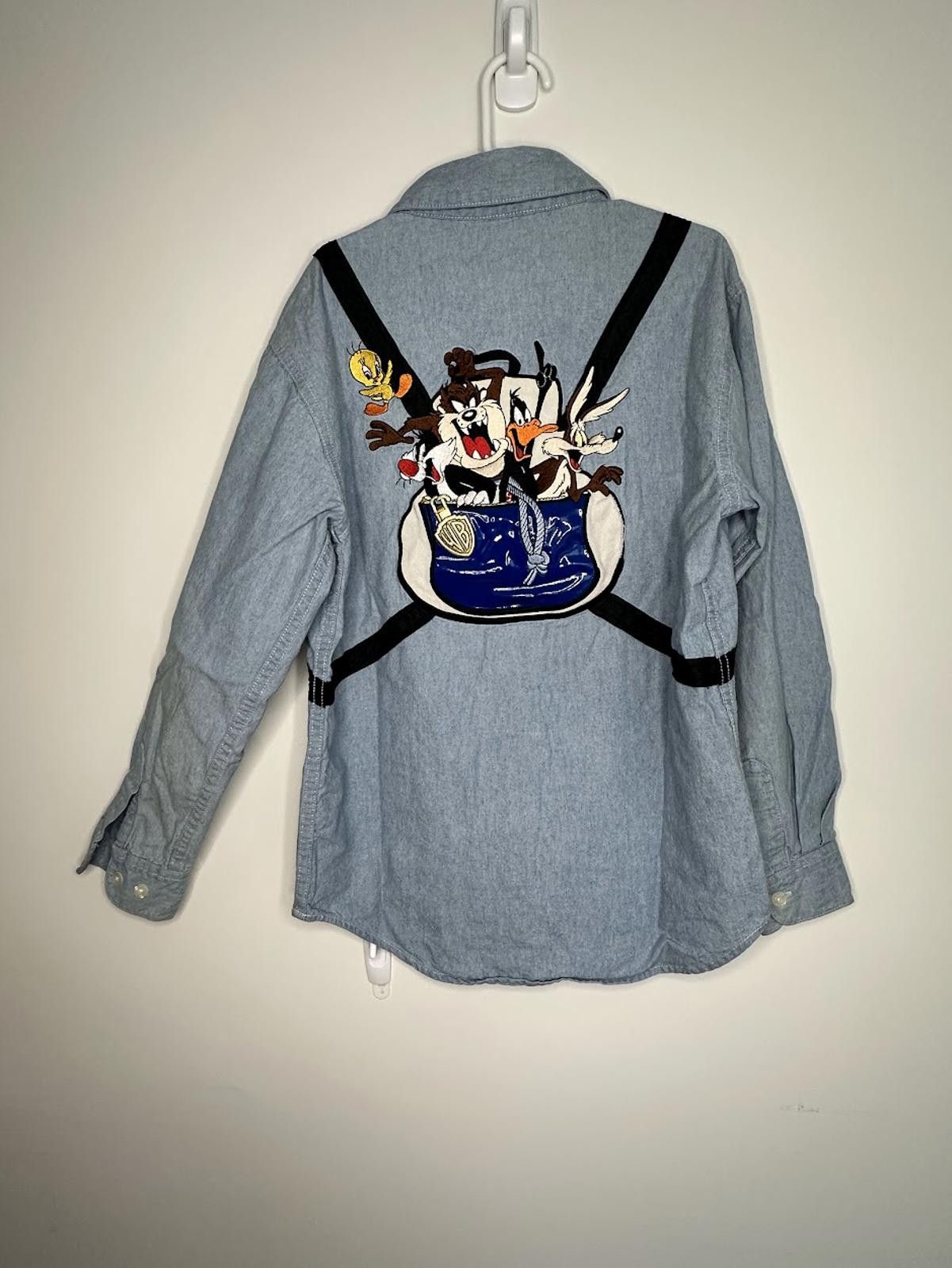 Warner Bros Warner Bros. Kids Denim Button Down - Sz. L Size US L / EU 52-54 / 3 - 2 Thumbnail