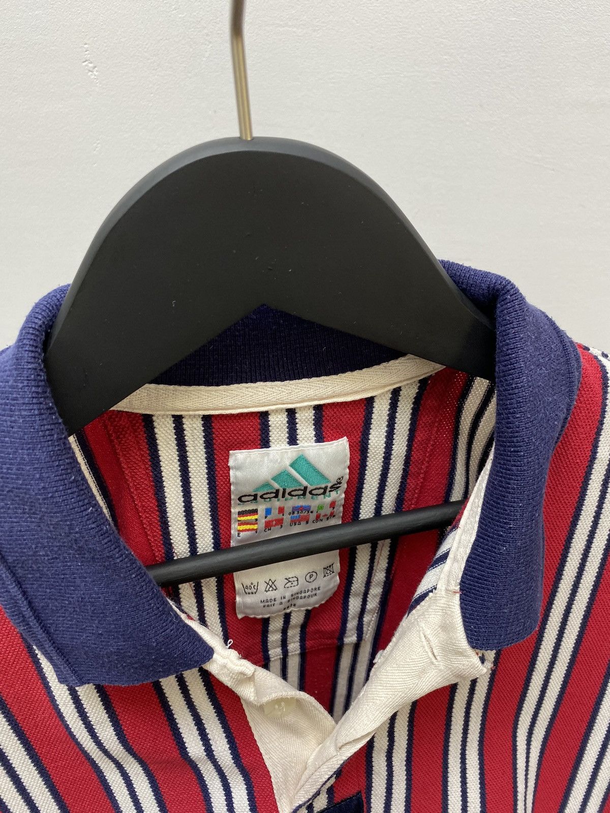 Adidas × Vintage Adidas Equipment EQT vintage striped t-shirt tee Size US S / EU 44-46 / 1 - 7 Thumbnail