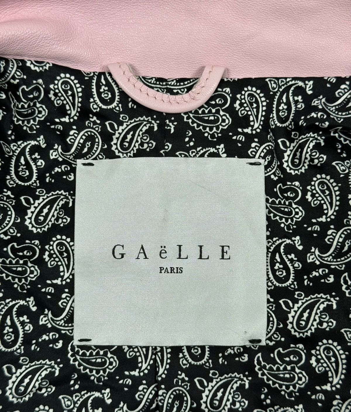 Gaelle Paris Gaelle Paris Genuine Leather Biker Jacket size 42 Size M / US 6-8 / IT 42-44 - 11 Thumbnail