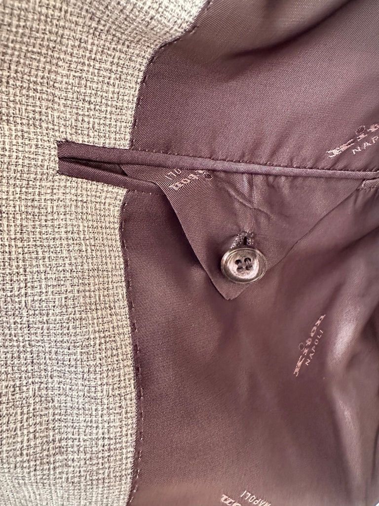 Kiton KITON JACKET BLAZER CASHMERE/SILK GREY SUMMER SHORT JACKET Size 36S - 5 Thumbnail