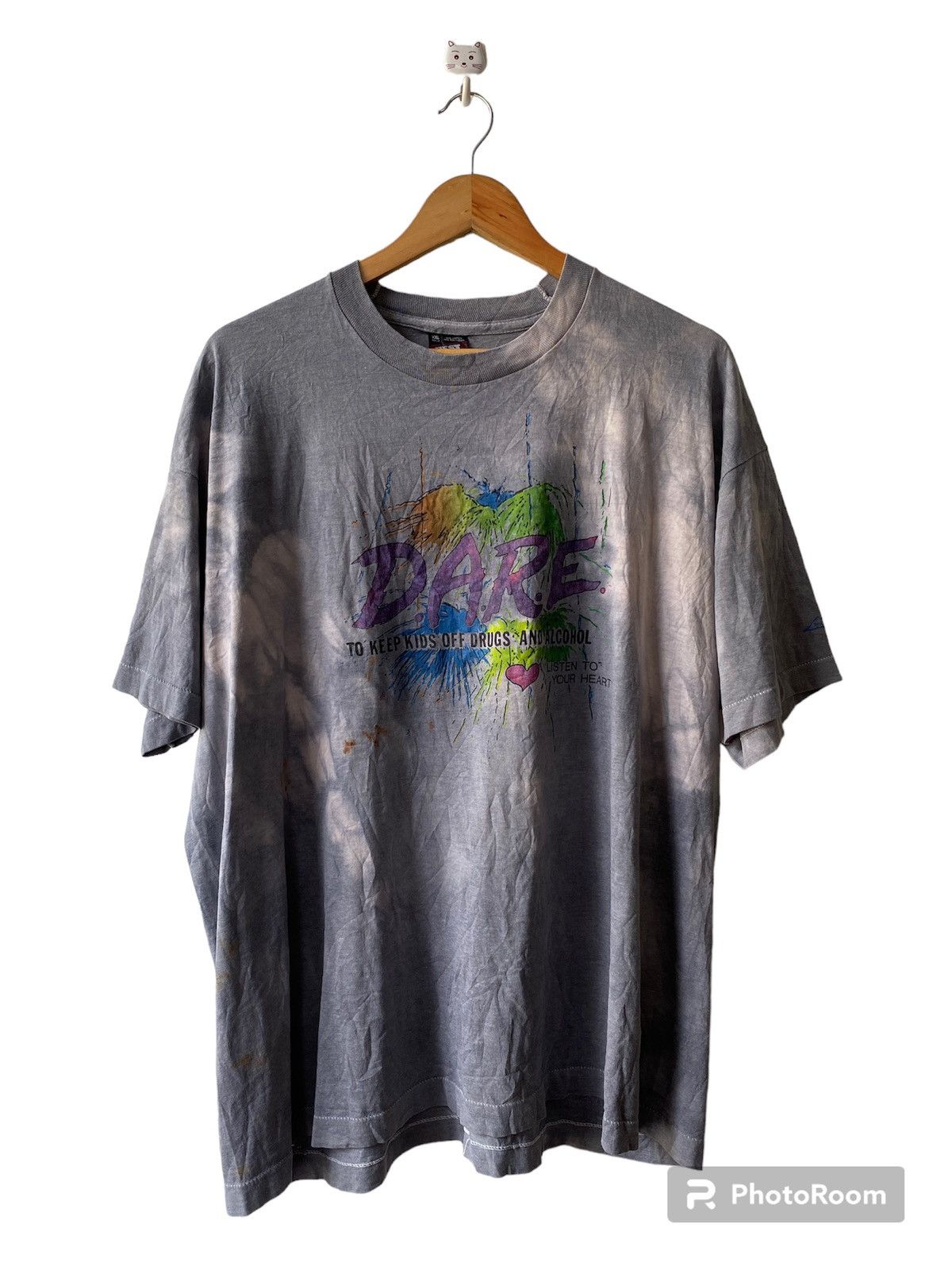 D.A.R.E × Vintage Vintage 80’s D.A.R.E To Keep Kids Off Drugs And Alcohol Tee Size US XXL / EU 58 / 5 - 1 Thumbnail