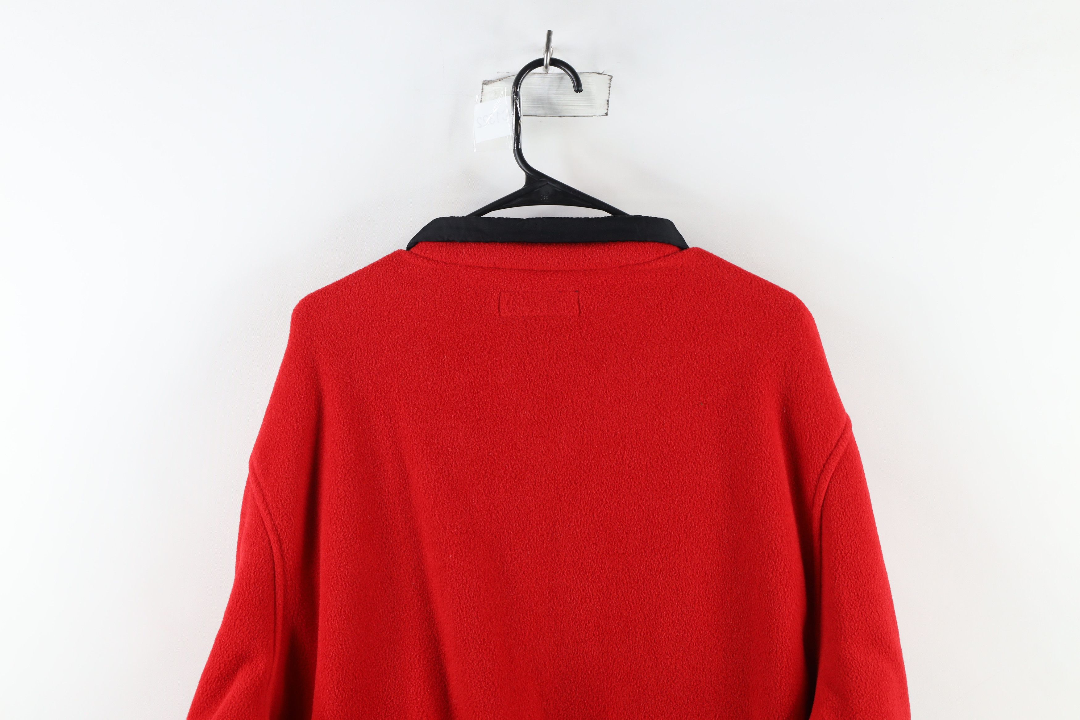 Ralph Lauren × Vintage Vintage 90s Polo Sport Ralph Lauren Fleece Jacket Red Size US XL / EU 56 / 4 - 13 Thumbnail