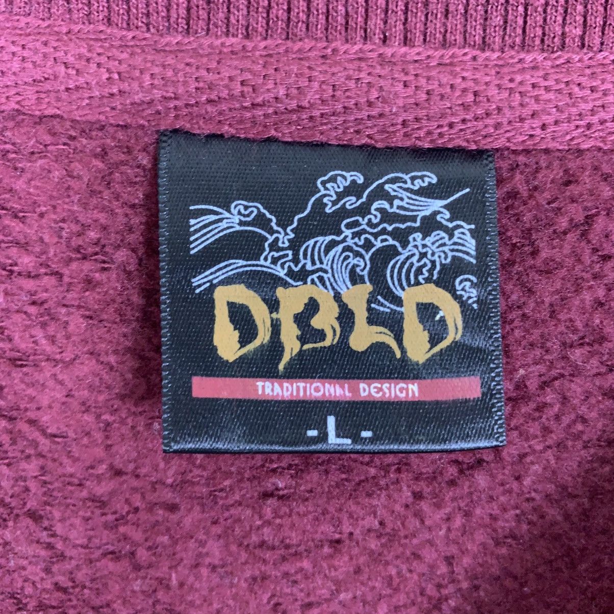 Designer × Vintage OBLO Japanese Dragon Script Sweatshirt Crewneck Size L / US 10 / IT 46 - 9 Thumbnail