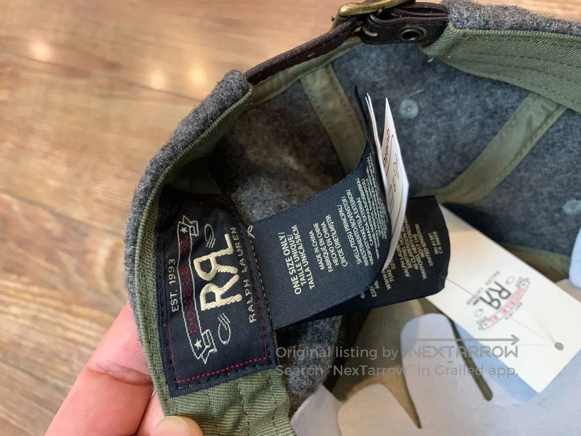 RRL Ralph Lauren RRL Logo Wool-Blend Felt Ball Cap. Size ONE SIZE - 5 Thumbnail