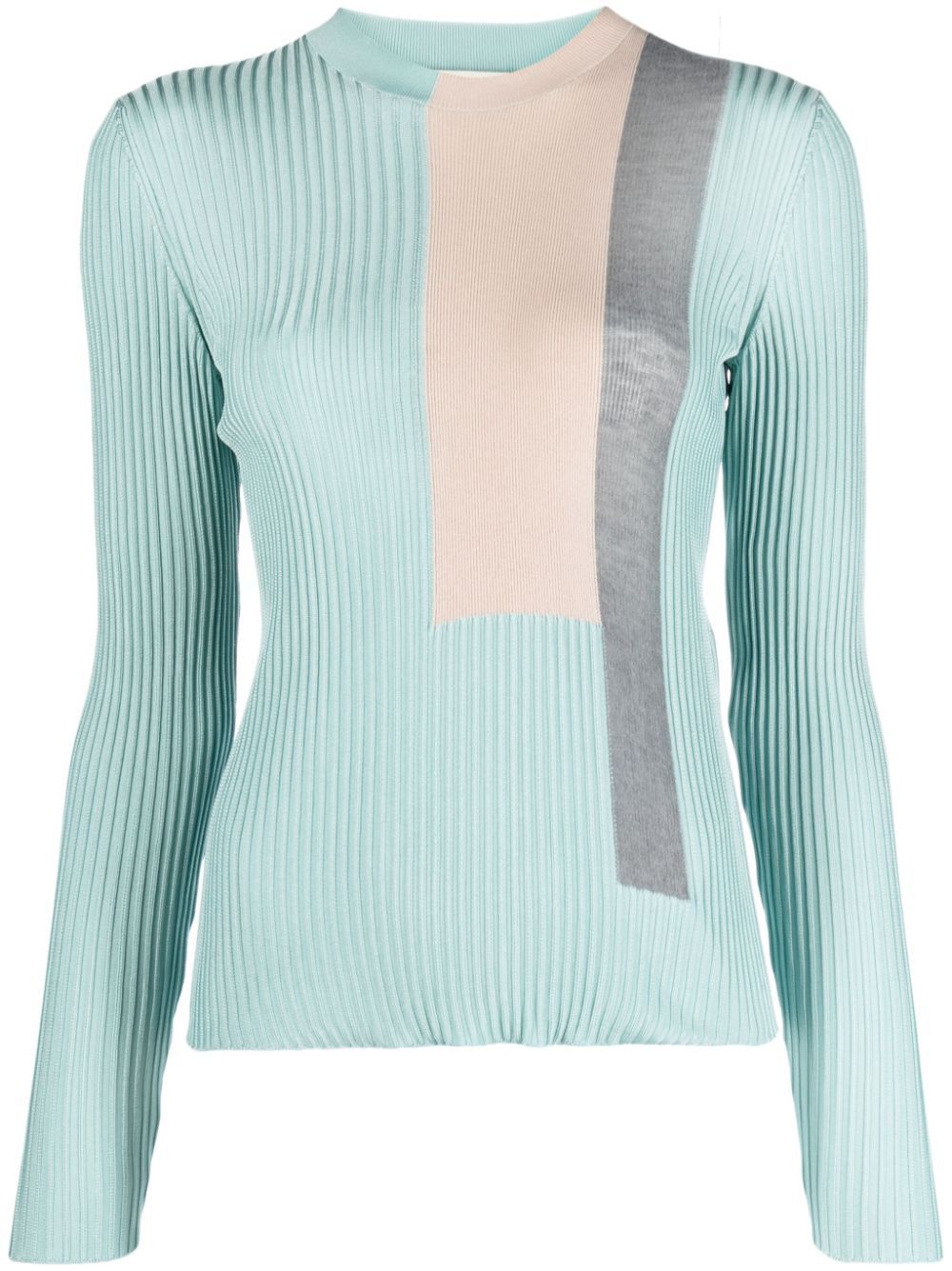 Fendi m/l, colorblock, a coste Maglia g.collo Size S / US 4 / IT 40 - 1 Thumbnail
