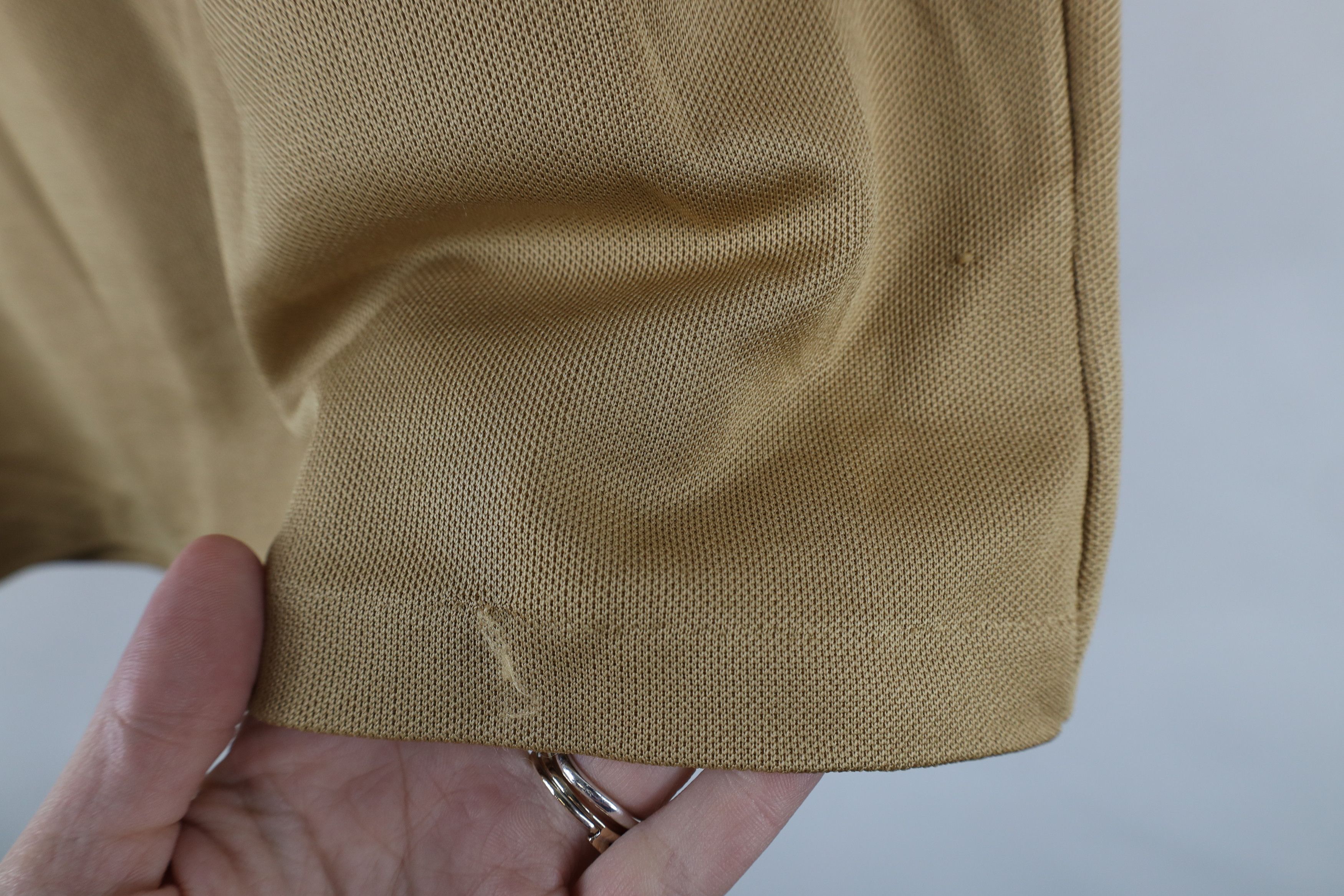 Vintage Vintage 60s 70s Streetwear Knit Collared Polo Shirt Gold USA Size US M / EU 48-50 / 2 - 10 Thumbnail