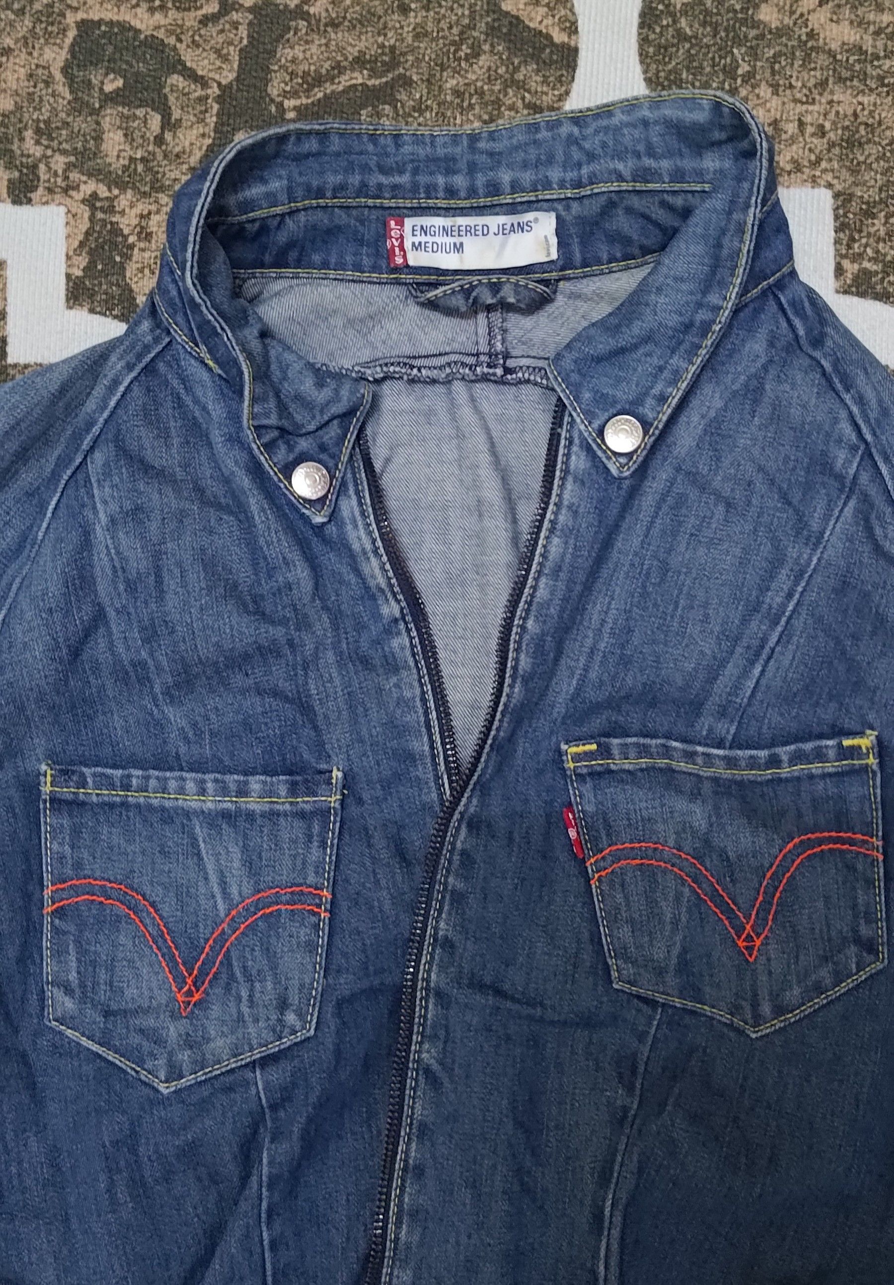 Levi's Levi's Enginered Jeans 70300 Draped Denim Jacket Size M / US 6-8 / IT 42-44 - 6 Thumbnail