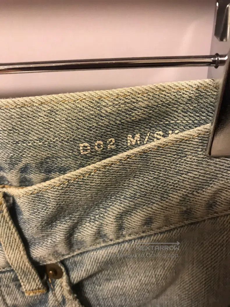 Saint Laurent Paris Saint Laurent Paris Blue Big Destroyed Denim Jeans Size US 28 / EU 44 - 3 Thumbnail