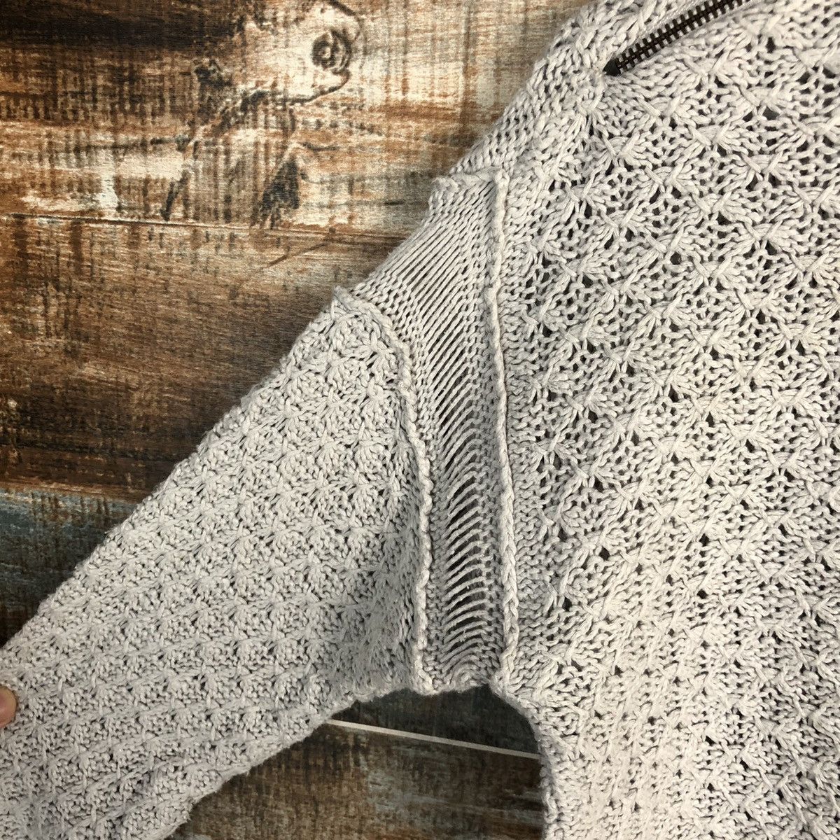 Designer × Homespun Knitwear Comptoir Des Cotonniers Grey Knitwear #A1682 Size M / US 6-8 / IT 42-44 - 11 Thumbnail