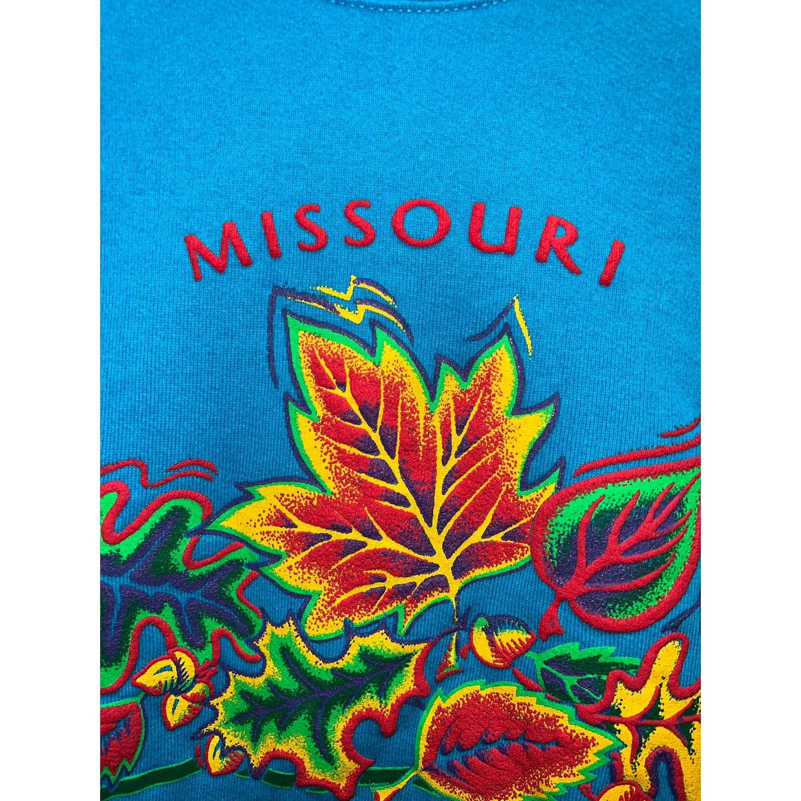 Jerzees Vintage Branson Sweatshirt Jerzees Missouri Crewneck 90s VTG Size US L / EU 52-54 / 3 - 3 Thumbnail
