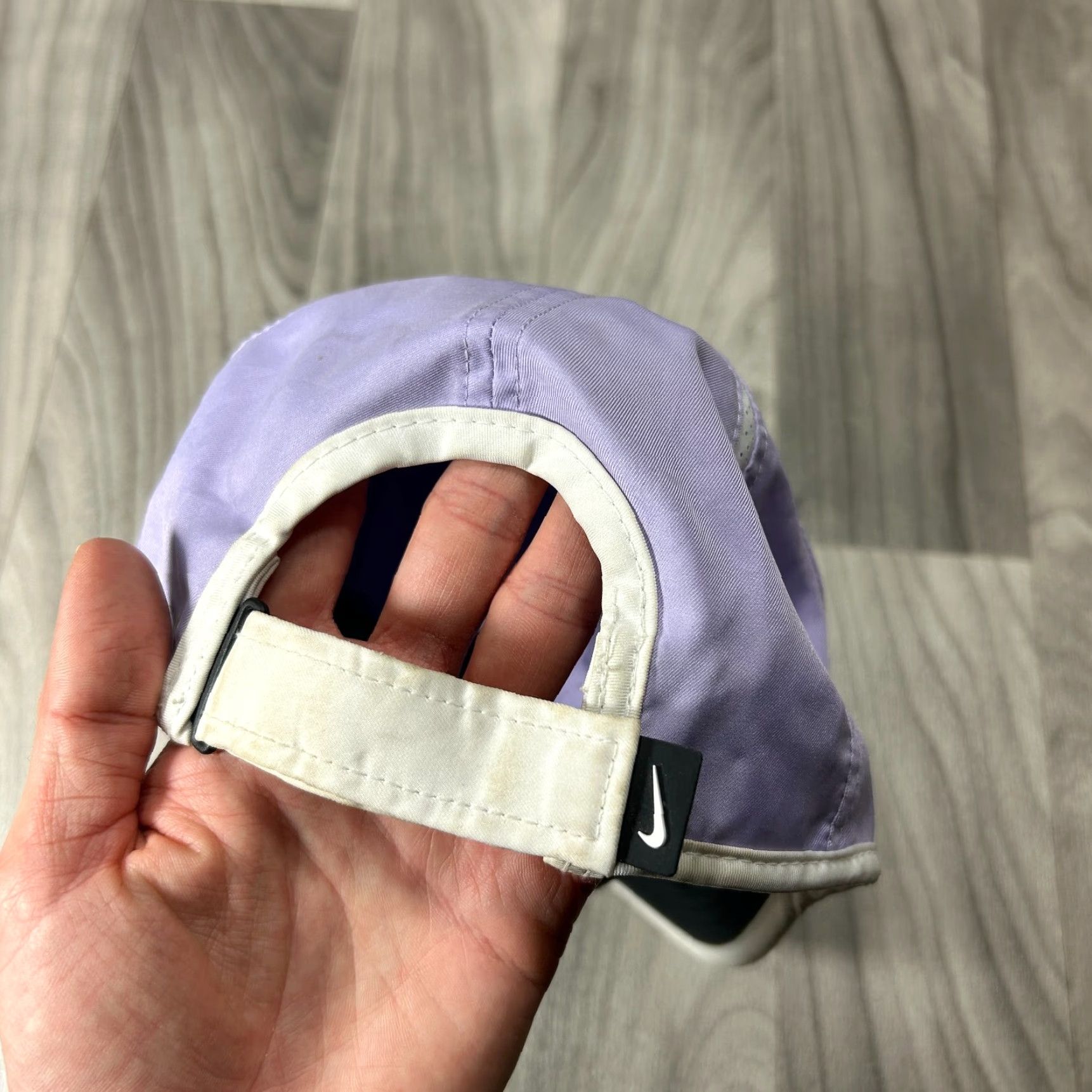 Nike Nike Baseball Cap Unisex OSFM Purple White Swoosh Logo Adjustable Adult Hat Size ONE SIZE - 6 Thumbnail