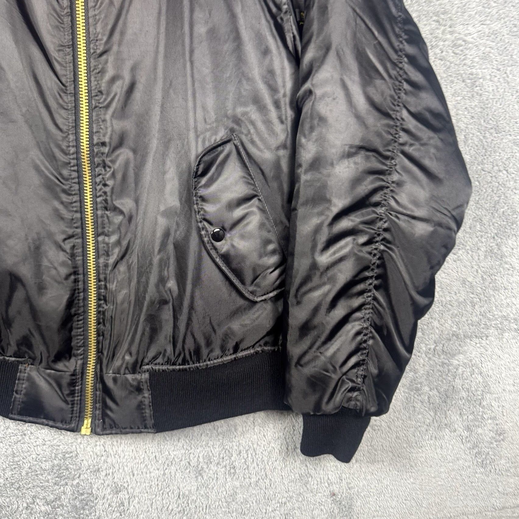 Rothco VINTAGE Rothco MA-1 Jacket Bomber Reversible Flight XL Men Black Size US XL / EU 56 / 4 - 2 Thumbnail