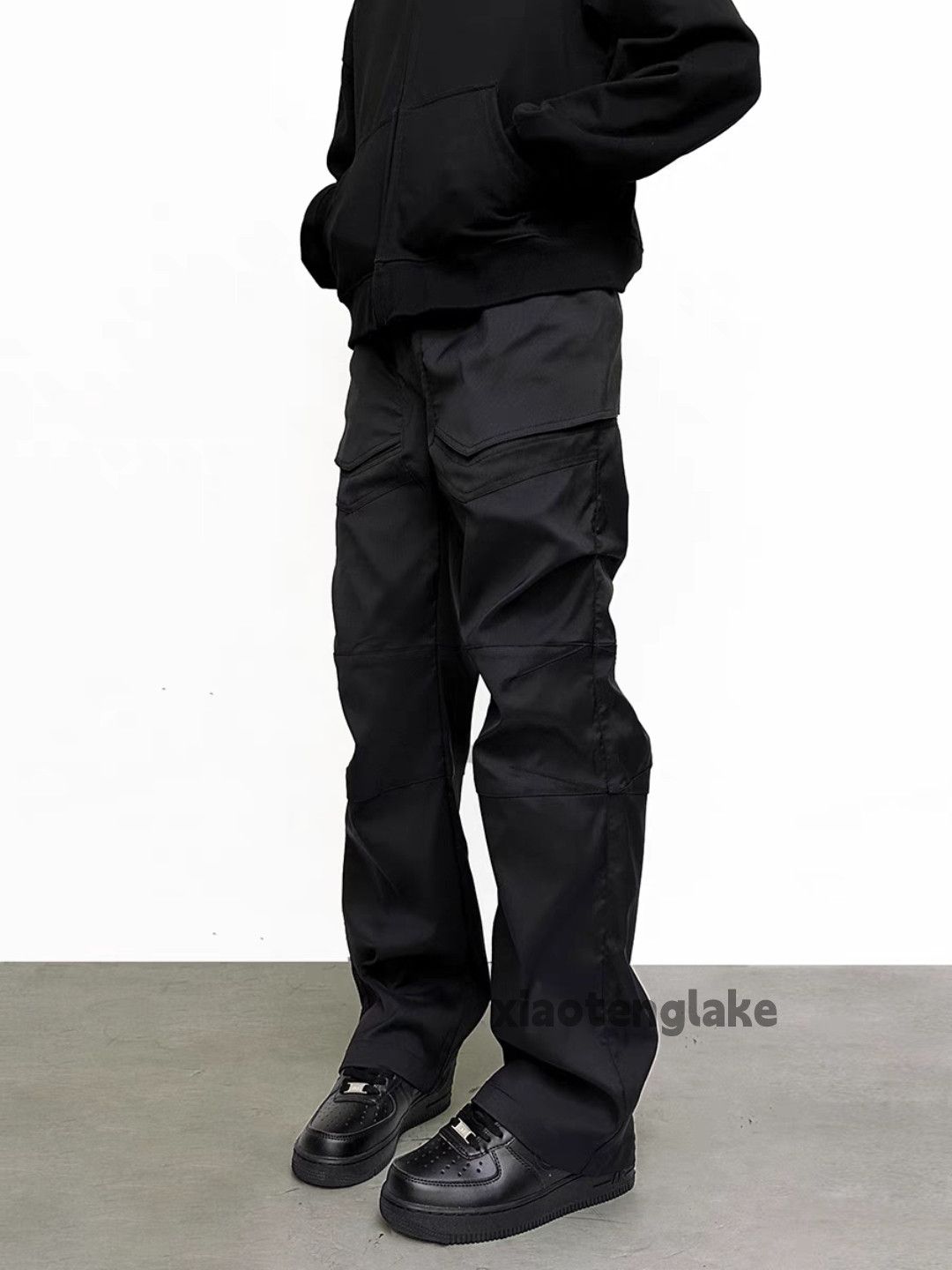 Designer × Japanese Brand × Vintage utility pleated loose baggy tactical outdoor patchwork pants Size US 34 / EU 50 - 1 Thumbnail