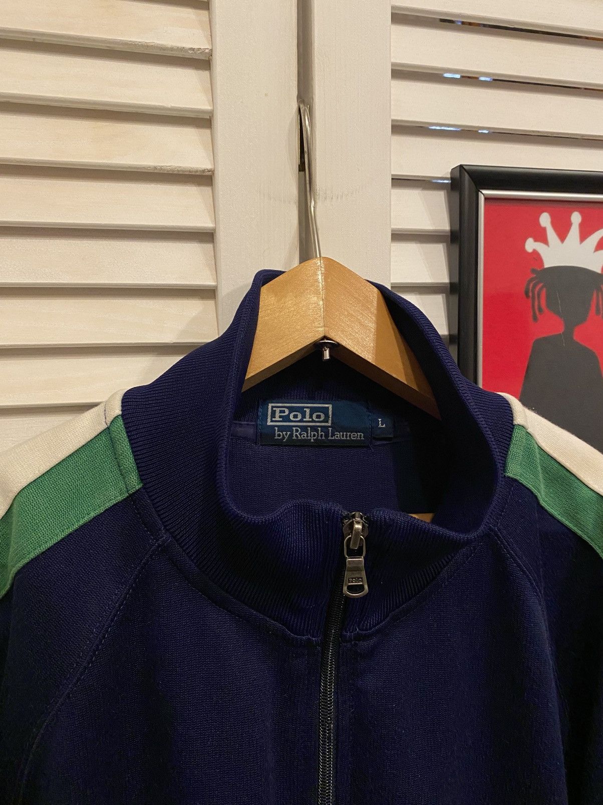 Polo Ralph Lauren Vintage Zip Up Sweatshirt Polo Ralph Lauren Track Nylon Boxy Size US L / EU 52-54 / 3 - 6 Thumbnail