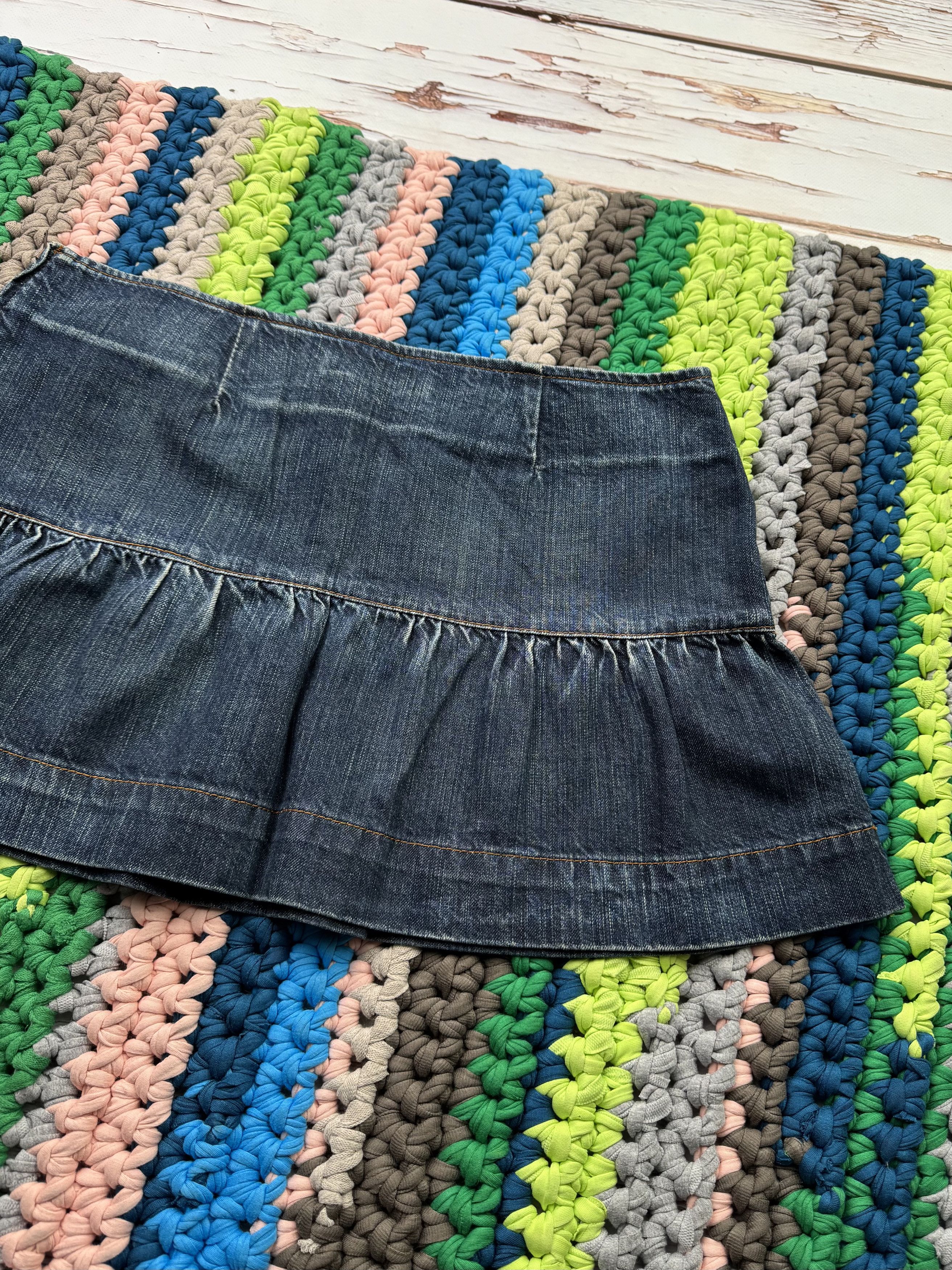 Miss Sixty Killah Vintage Flare Mini Skirt (V149)(ET1) Size 28" / US 6 / IT 42 - 12 Thumbnail