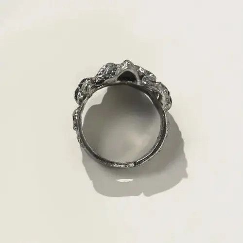 Other Vintage Skull Ring Size ONE SIZE - 4 Thumbnail
