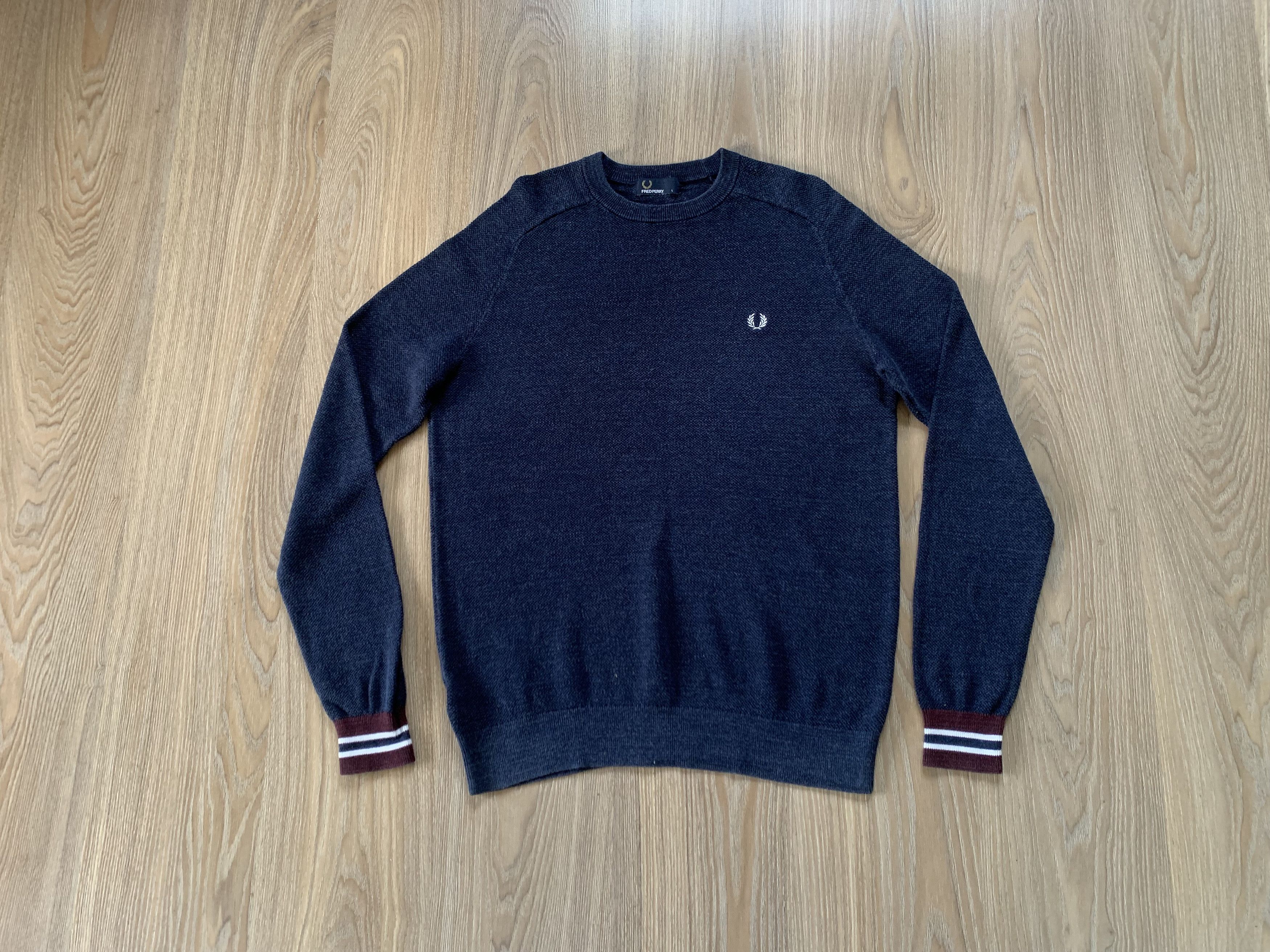 Fred Perry Classic Cotton Crewneck Sweater