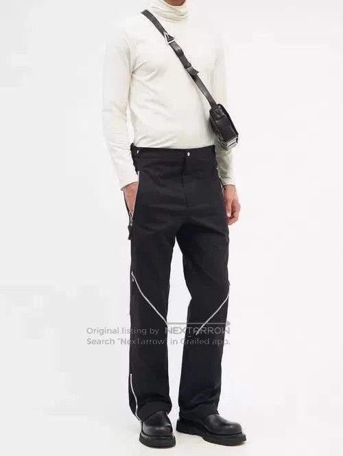 Bottega Veneta Bottega Veneta Black Multi-Zipper Functional Trousers Size US 36 / EU 52 - 8 Thumbnail