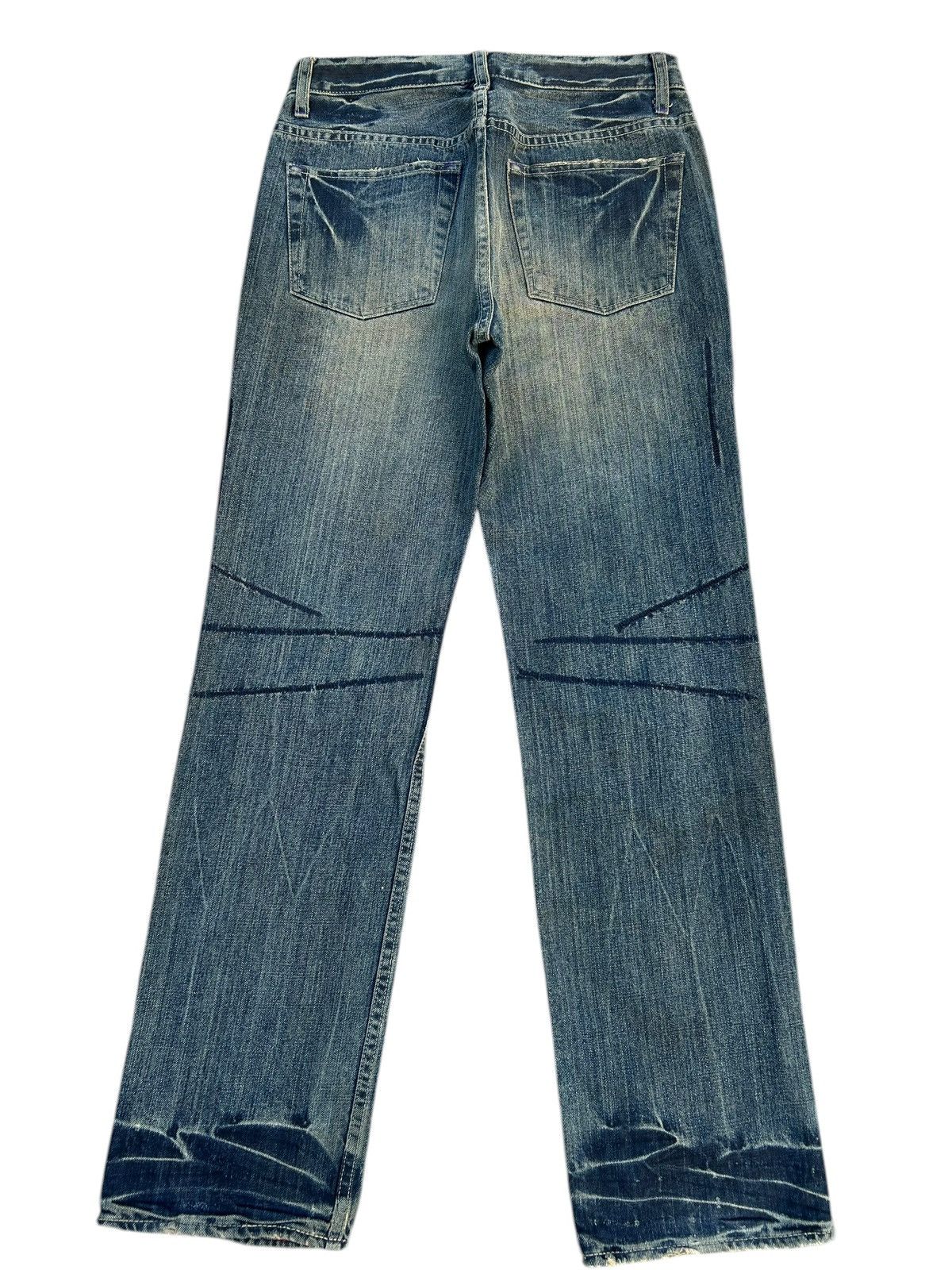 Kapital Vintage Takeo Kikuchi Japanese Distressed Denim Jeans Size US 32 / EU 48 - 5 Thumbnail