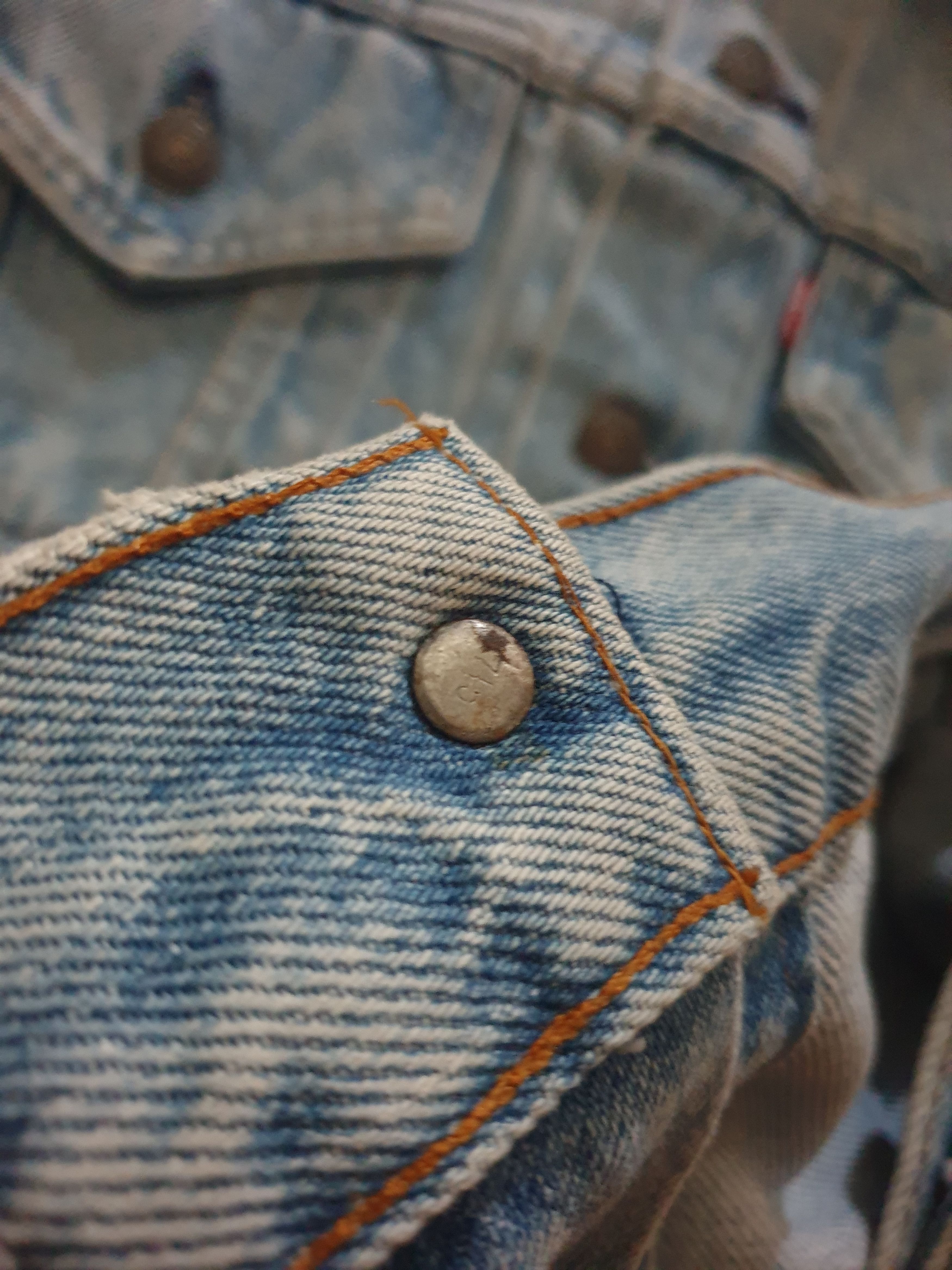Levi's 💥Vintage levis Made in USA stonewashed jacket Size US M / EU 48-50 / 2 - 3 Thumbnail