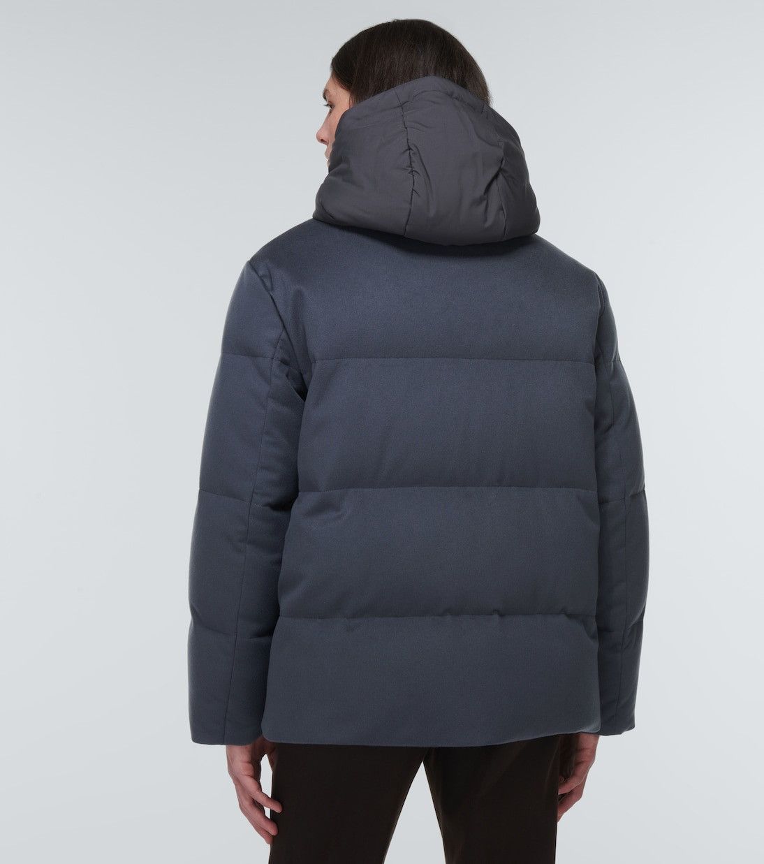 Loro Piana 🔥$9K VALUE🔥Snow Wander Plume Cashmere Bomber Puffer Jacket Size US XL / EU 56 / 4 - 3 Thumbnail