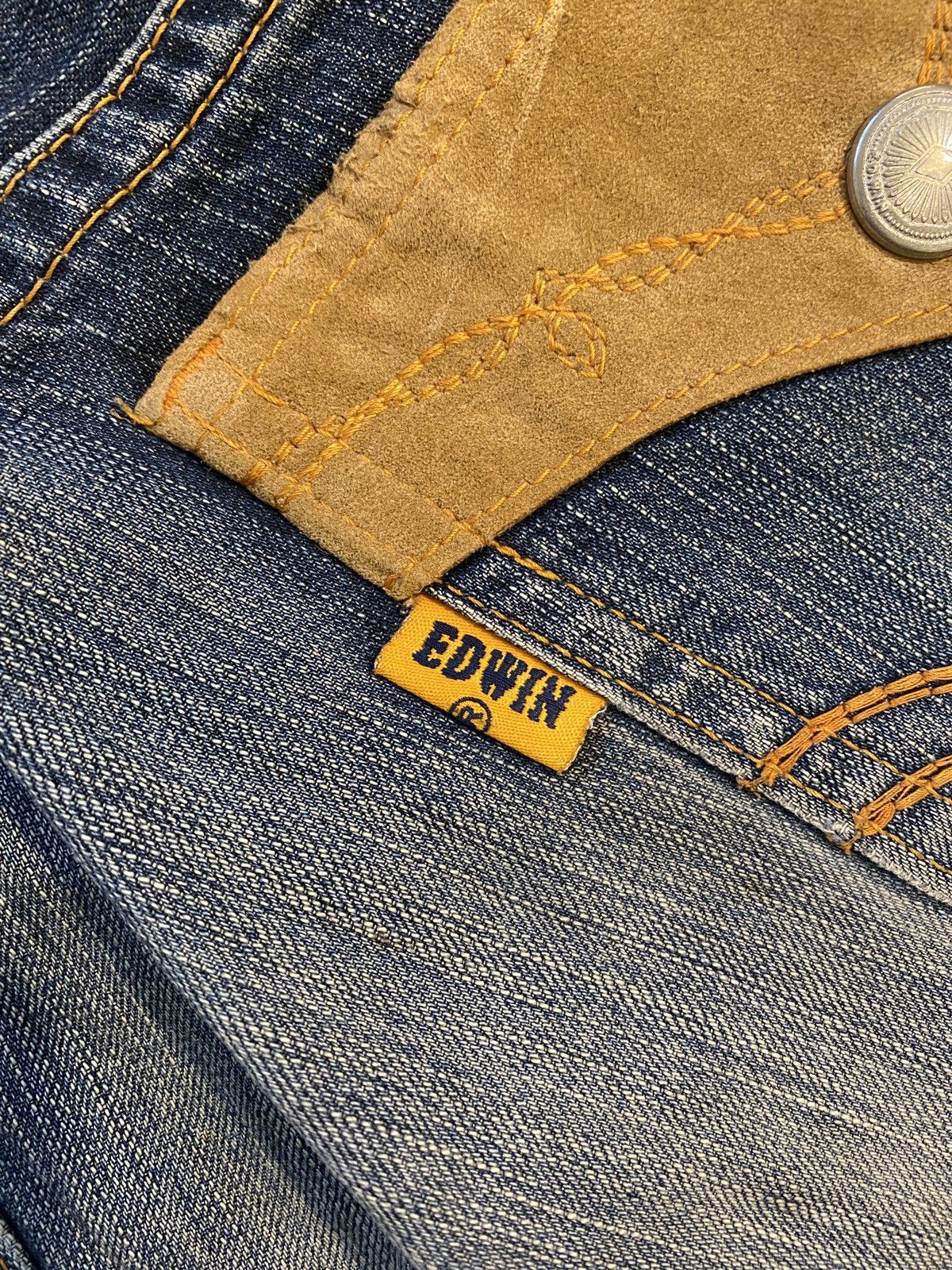 Edwin Edwin Distressed Washed Denim Japanese brand Size US 32 / EU 48 - 9 Thumbnail
