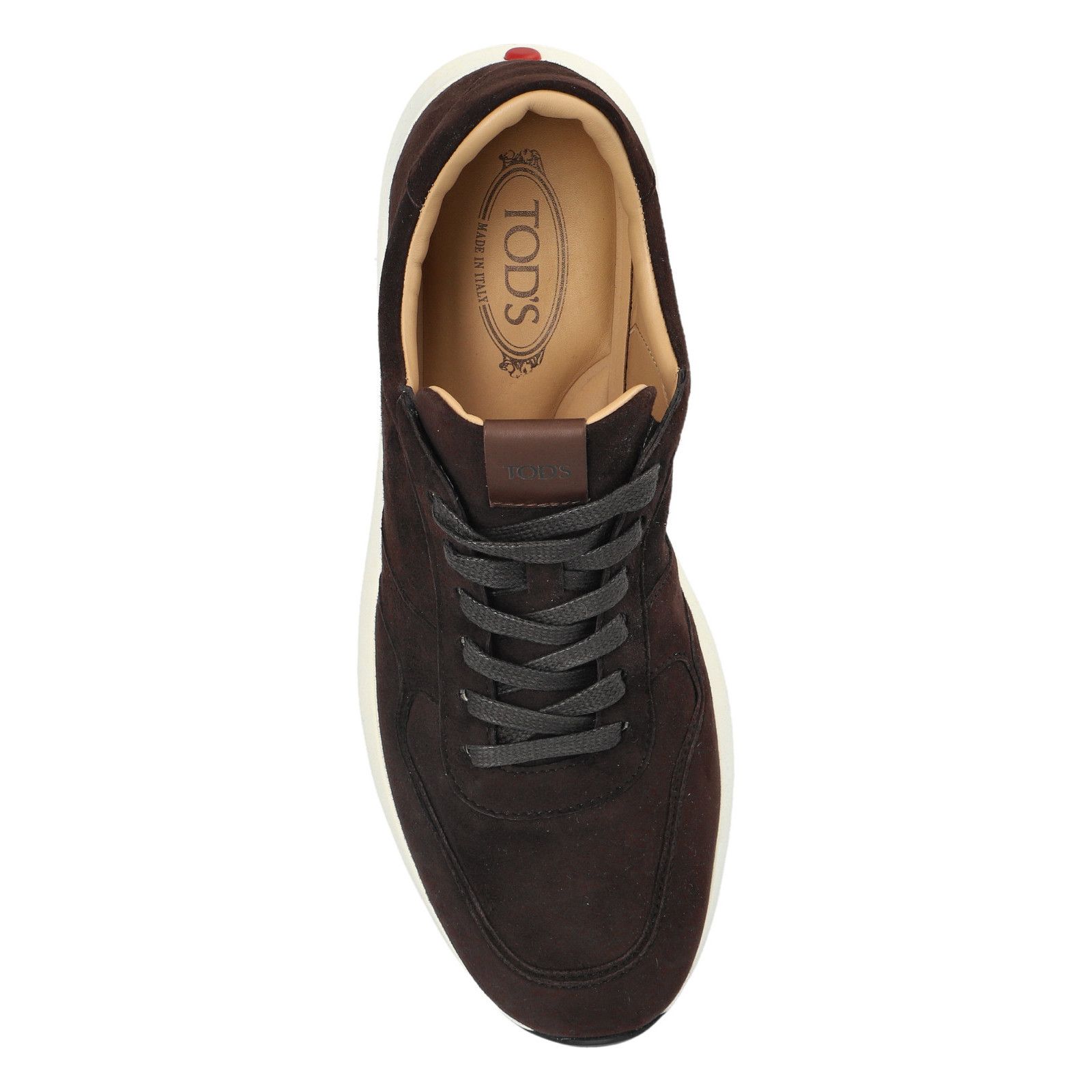 Tod's TOD'S Allacciato Brown Leather Sneakers New & Authentic (Men Size US 8.5 / EU 41-42 - 4 Thumbnail