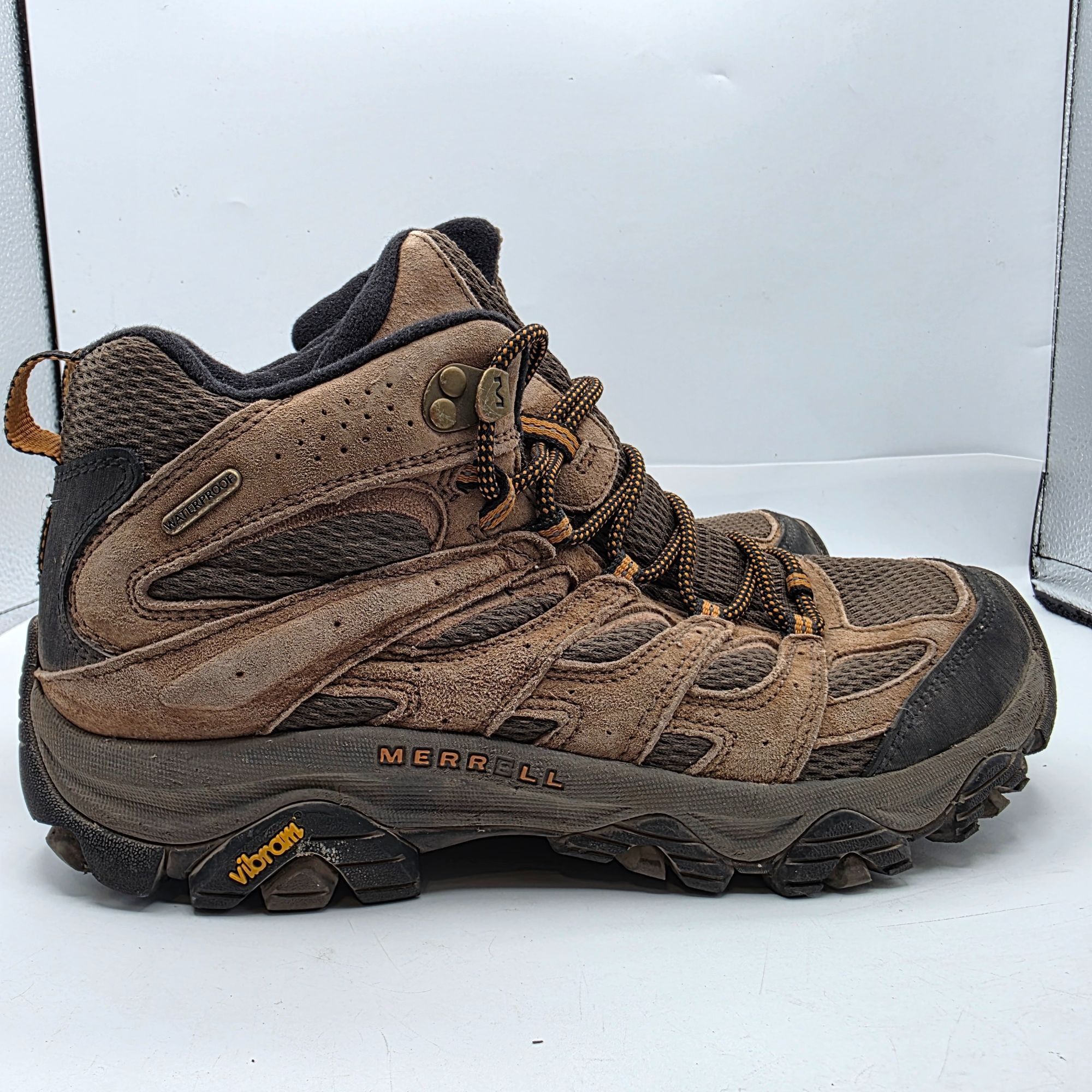 Merrell Merrell Moab 3 Mid Mens Size 8 Brown Hiking Shoes Camping Ou Size US 8 / EU 41 - 12 Thumbnail