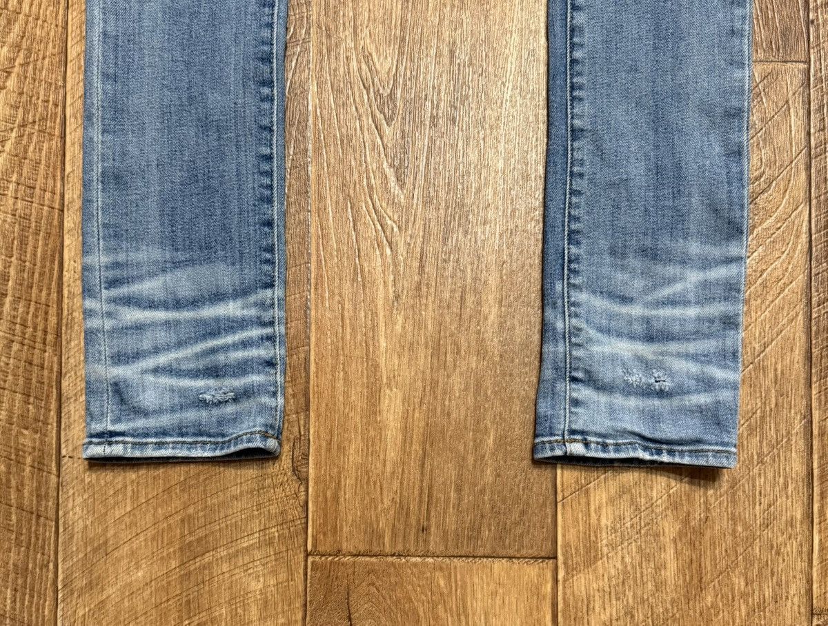 Amiri Amiri Ripped Light Blue Jeans Slim Fit Denim Pants Size US 31 - 2 Thumbnail