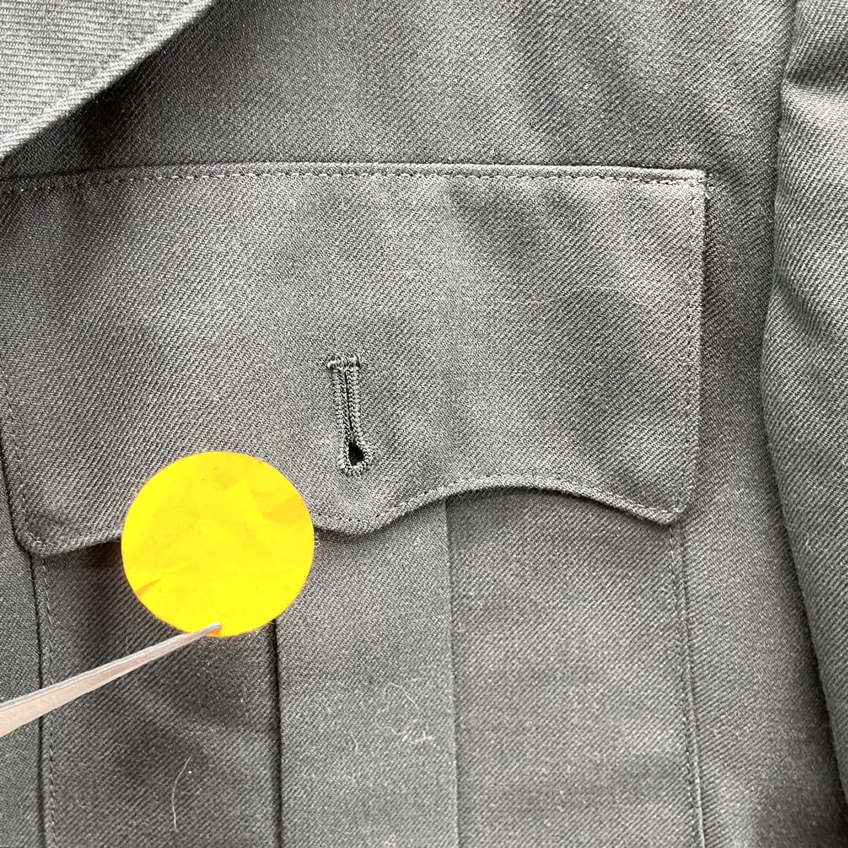 Vintage VINTAGE US ARMY AG-344 Service Dress Uniform Jacket Men 40S Wool Blend Workwear Military Jacket / Coat - Green - 40S - Regular Mens Size US XXS / EU 40 - 3 Thumbnail