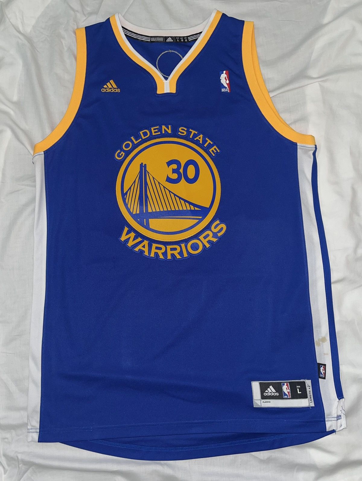 Adidas Adidas - Official - NBA Jersey - Warriors - Curry - L Size US L / EU 52-54 / 3 - 1 Thumbnail