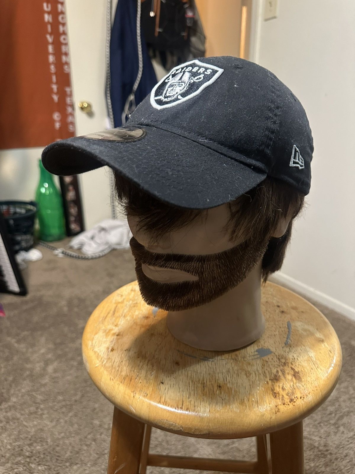 NFL Vintage NFl Las Vegas Raiders “triple black” hat 00s Size ONE SIZE - 6 Thumbnail