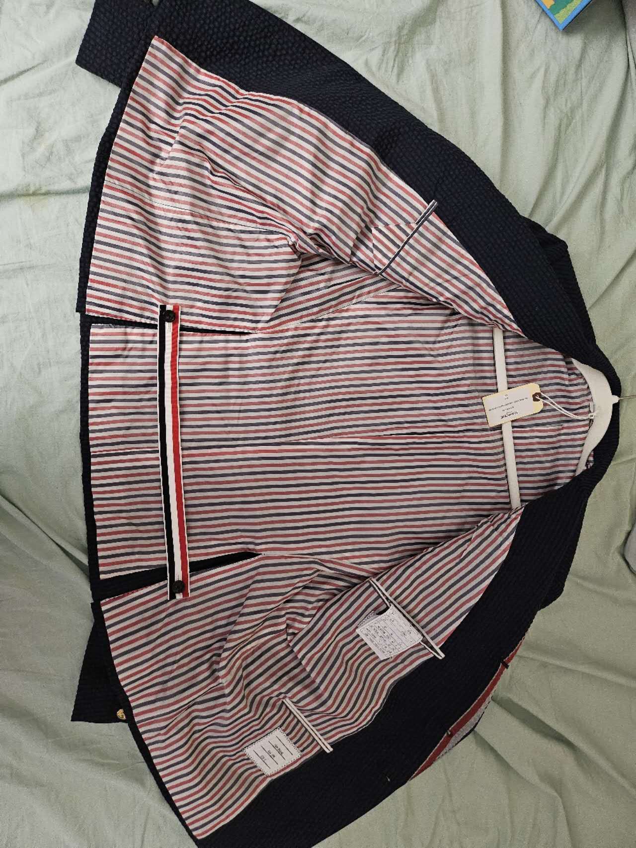 Thom Browne Thom Browne Navy High Armhole Jacket Size US M / EU 48-50 / 2 - 3 Thumbnail