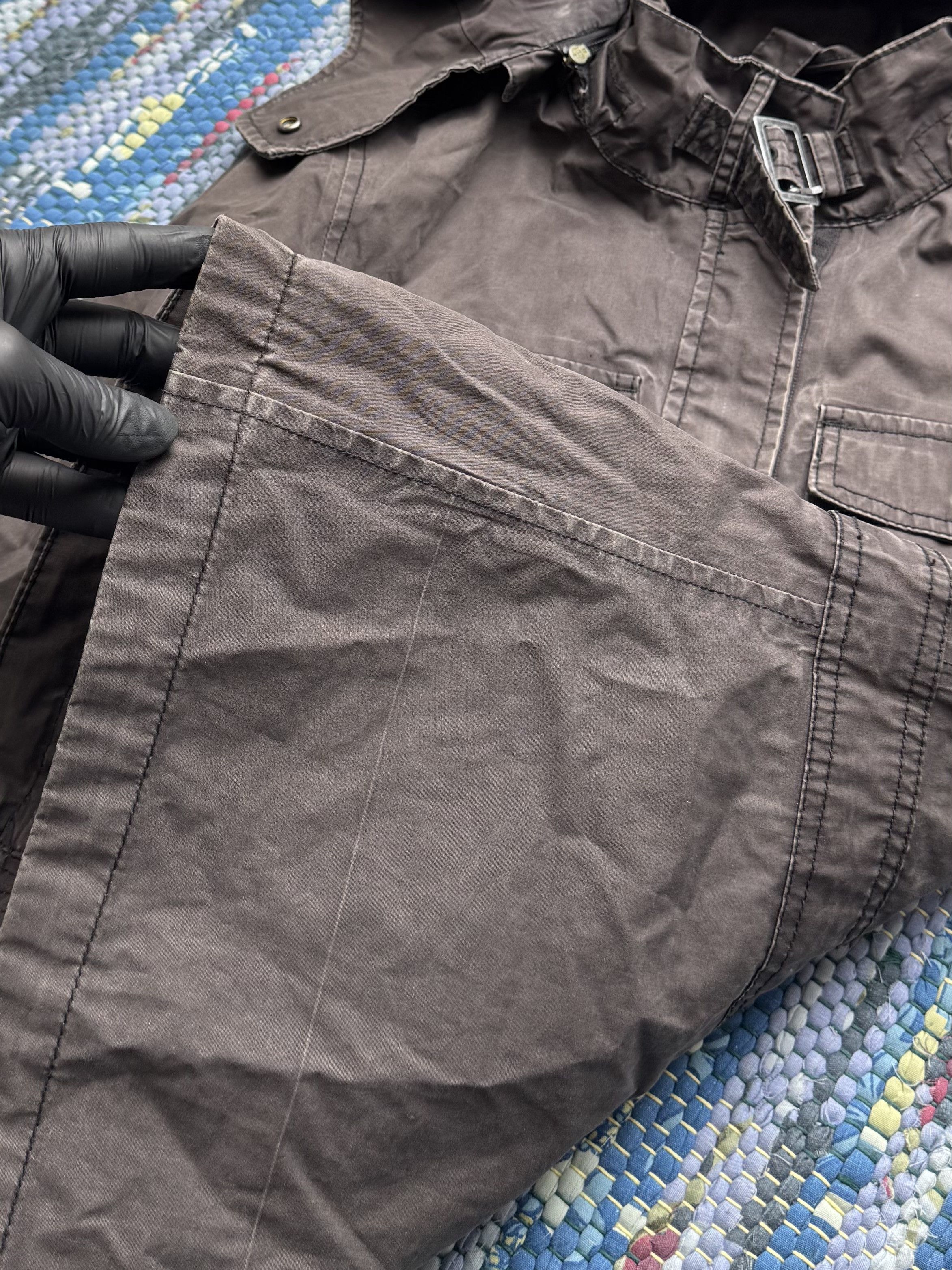 Vintage Vintage Hooded Military Utility Cargo Multi Pocket Jacket Size S / US 4 / IT 40 - 5 Thumbnail