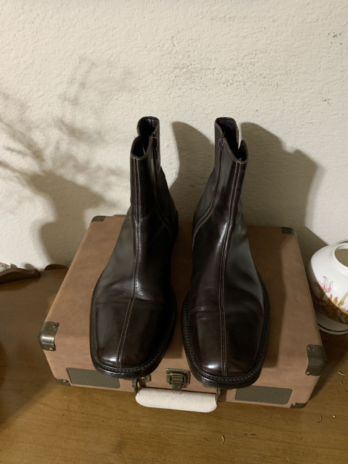 Gordon Rush Montecarlo Leather Zippered ankle boots Size US 9 / EU 42 - 1 Thumbnail