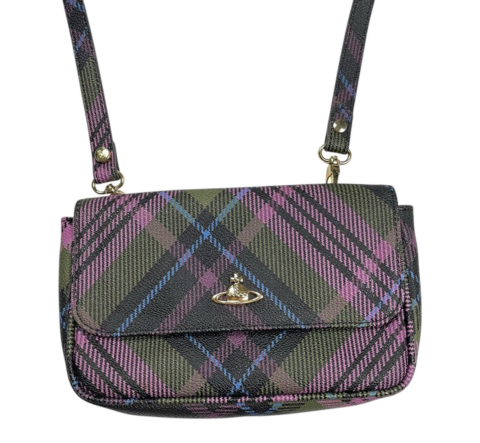 Vivienne Westwood Vivienne Westwood Tartan Crossbody Bag Shoulder Check Clutch Size ONE SIZE - 2 Thumbnail