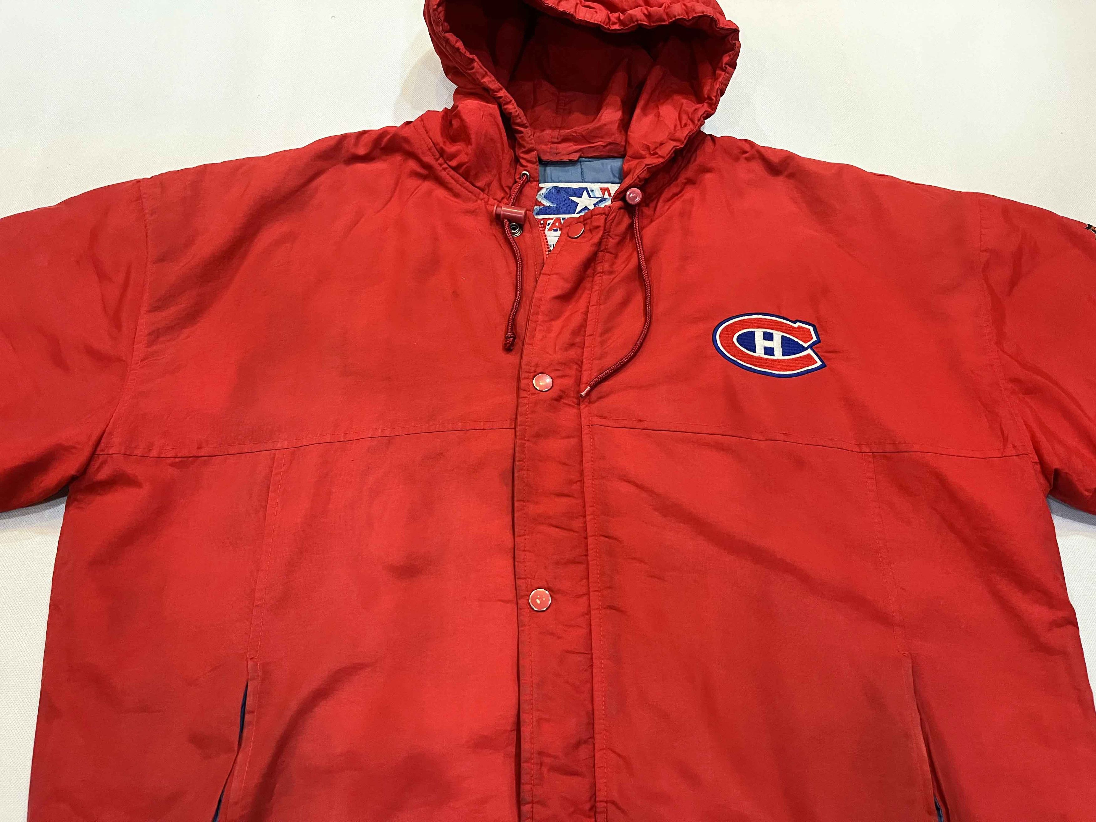 NHL × Starter × Vintage Vintage Starter NHL Montreal Canadiens Full Zip Jacket Size US L / EU 52-54 / 3 - 2 Thumbnail