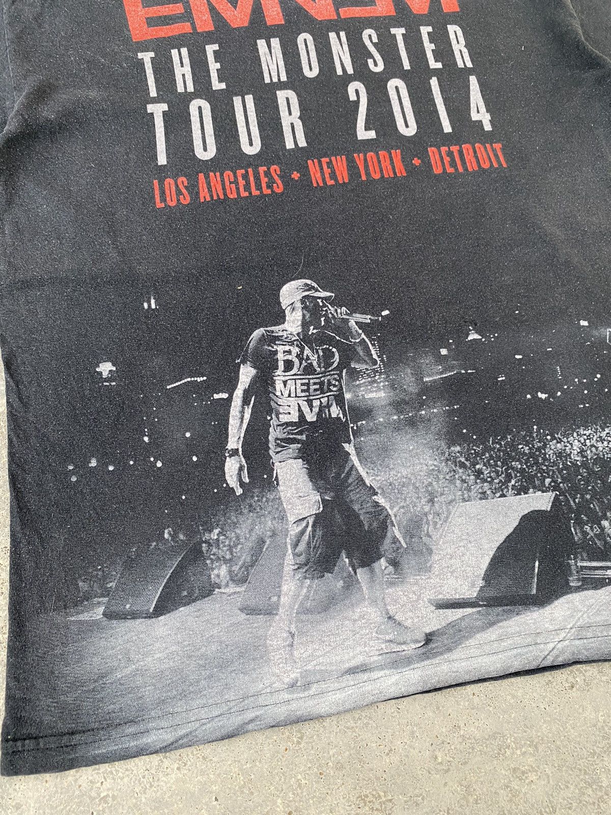 Eminem 2010s Eminem The Monster Tour Rap Tee Size US L / EU 52-54 / 3 - 2 Thumbnail