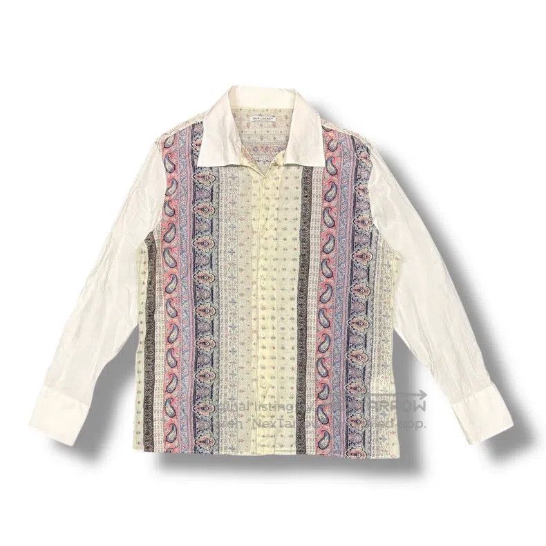 Our Legacy Our Legacy Pleated pattern long-sleeve shirt Size US M / EU 48-50 / 2 - 1 Thumbnail