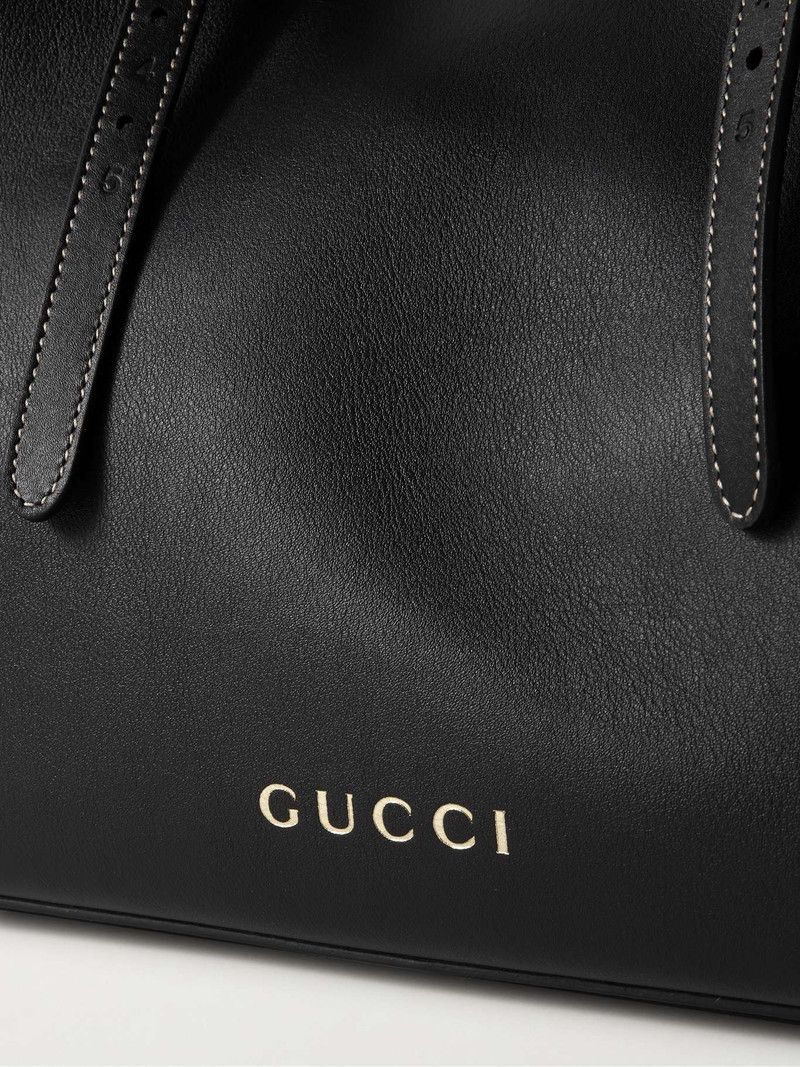 Gucci o1la5ras0526 Size: OS / GG Emblem Large Tote Bag in Black Size ONE SIZE - 4 Thumbnail