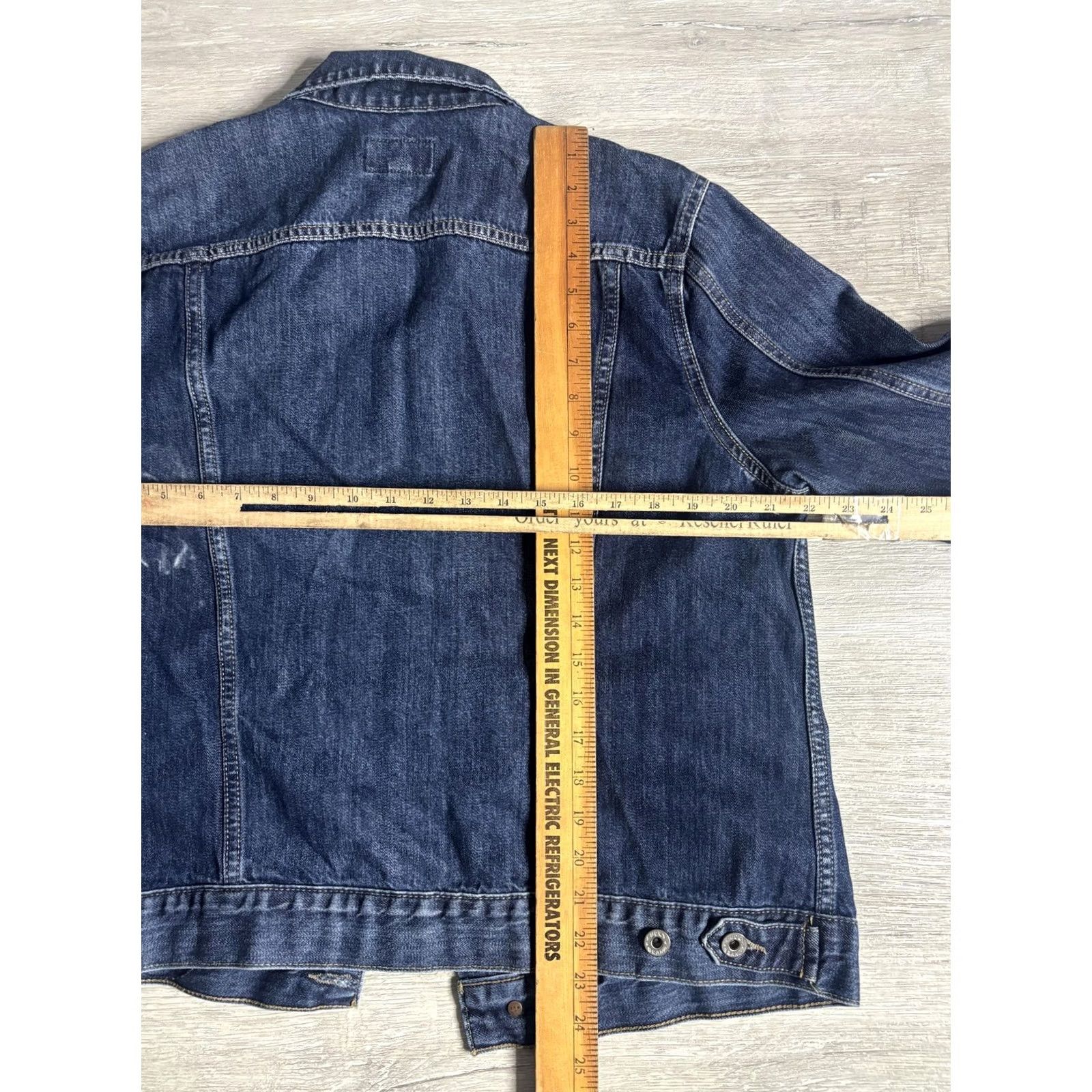Lucky Brand Lucky Brand Denim Jacket Womens XL Blue Button Front Trucker Casual Unlined Size XL / US 12-14 / IT 48-50 - 5 Thumbnail