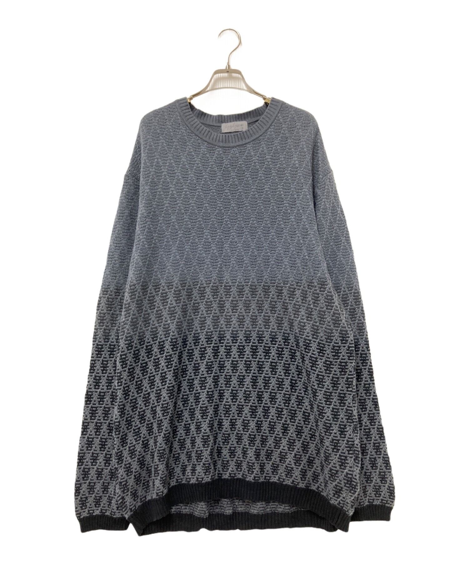 Yohji Yamamoto 🐎 Gradient Knit Sweater Size US M / EU 48-50 / 2 - 1 Thumbnail