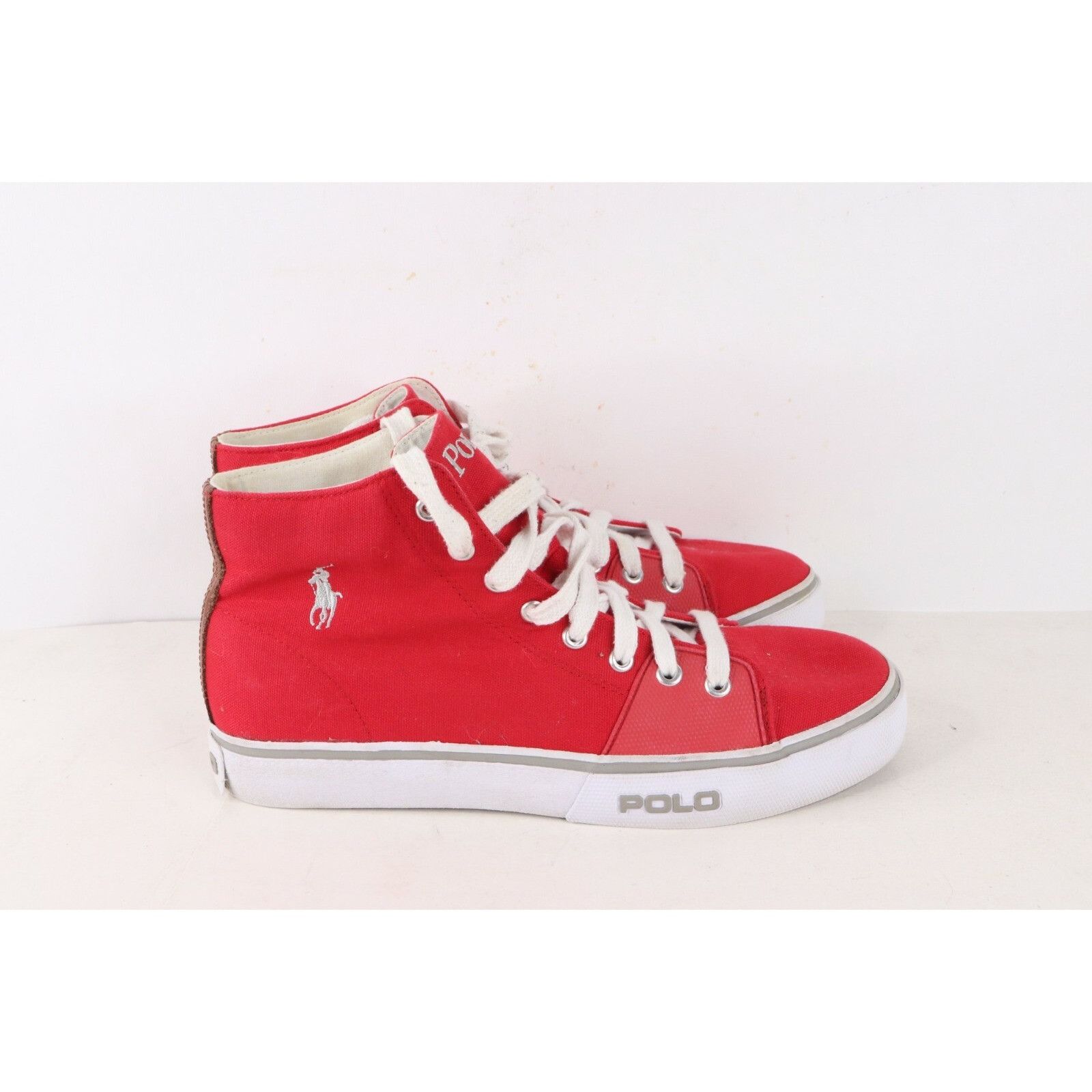 Ralph Lauren Vintage Ralph Lauren Distressed Spell Out High Top Shoes Size US 8.5 / EU 41-42 - 4 Thumbnail