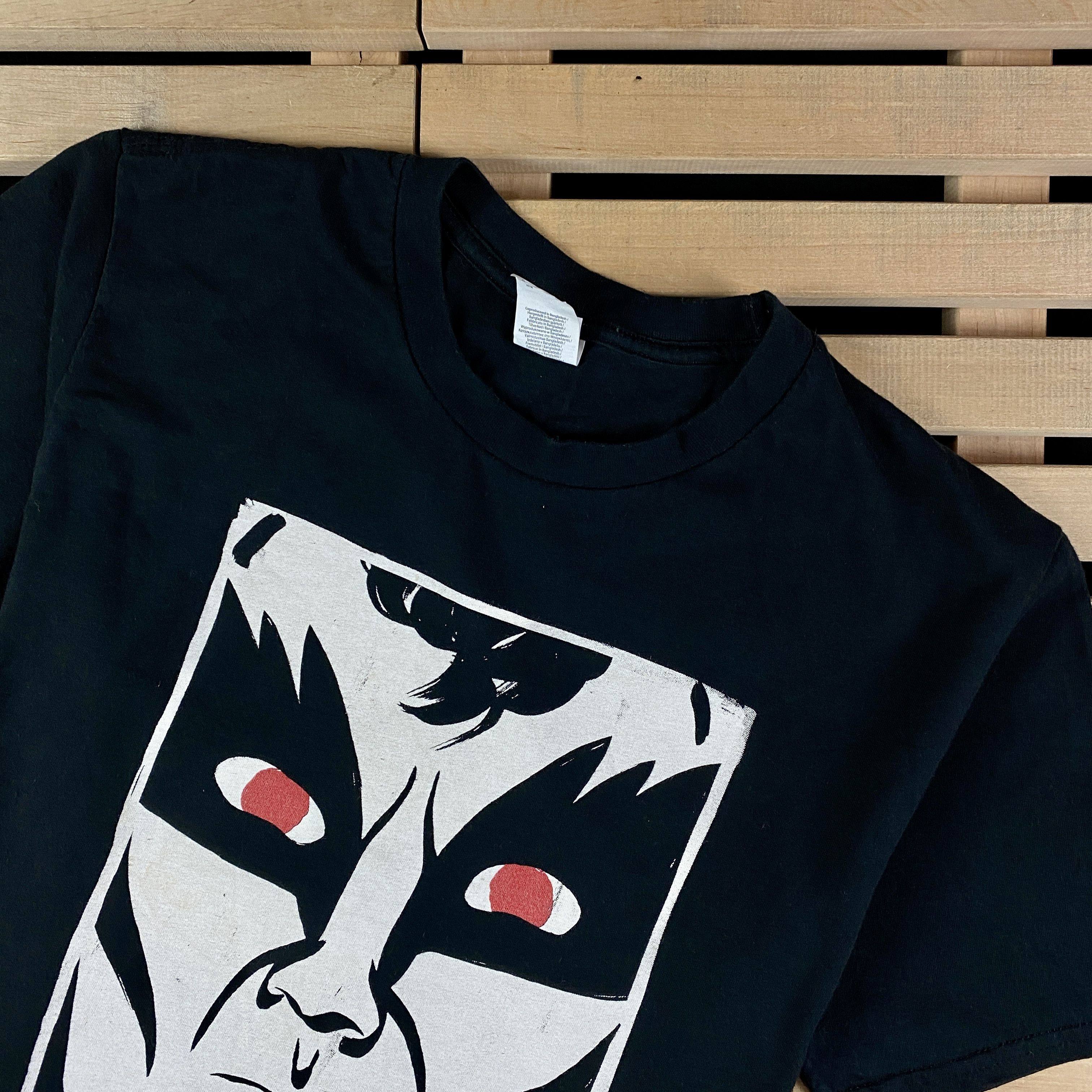 Band Tees Mens T-Shirt Cara Noir Vintage Size M Big Print Size US M / EU 48-50 / 2 - 2 Thumbnail