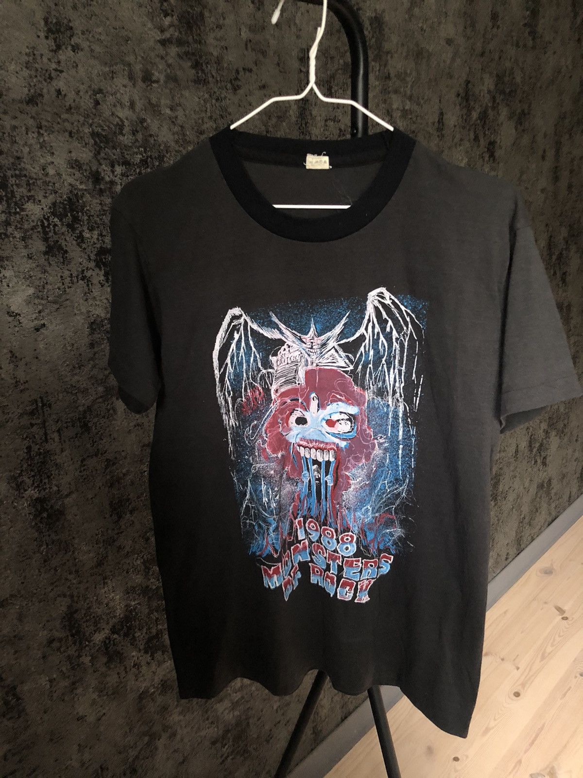 Band Tees × Vintage 🔥RARE🔥VINTAGE 1988 MONSTERS OF ROCK TEE Size US XL / EU 56 / 4 - 1 Thumbnail