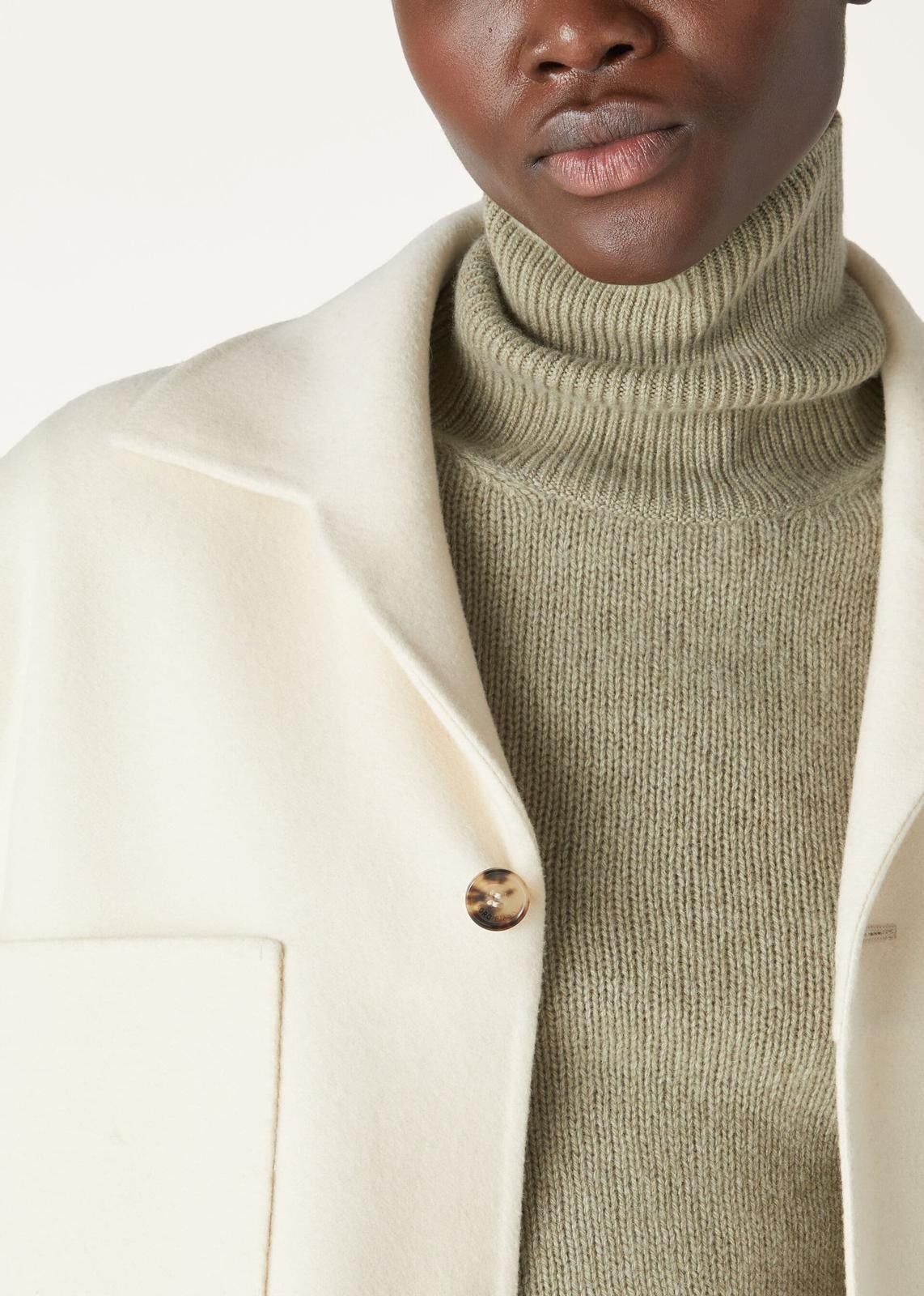 Loro Piana o1srvl11e0725 FAO6473 Jillian Over Shirt in White Size S / US 4 / IT 40 - 7 Thumbnail