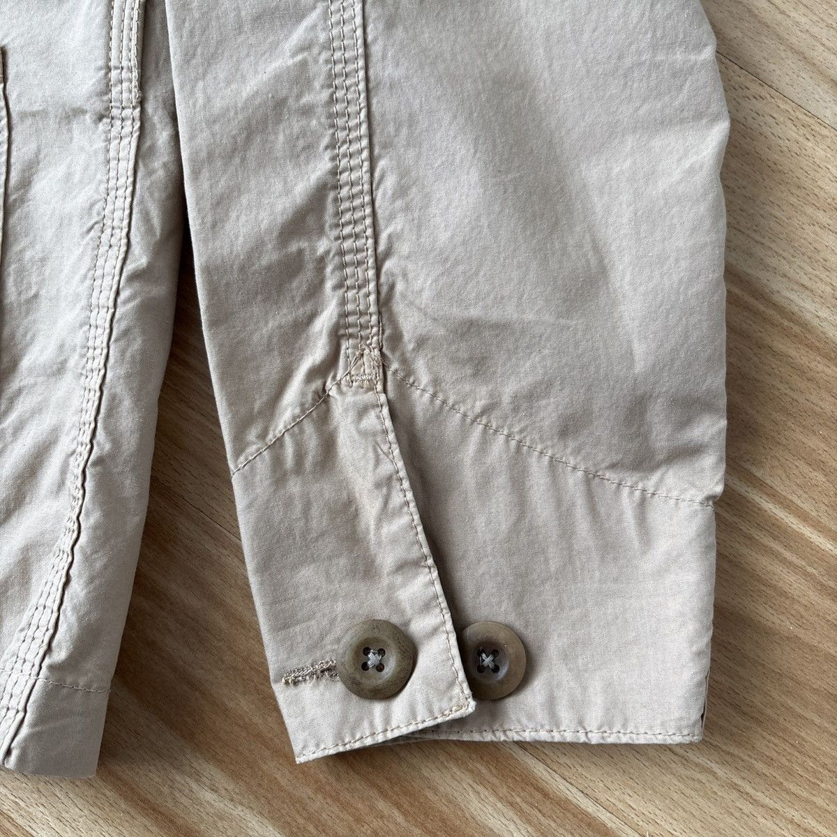 Altea Altea Beige Cotton Shirt Jacket US Size S Made In Italy Size US S / EU 44-46 / 1 - 6 Thumbnail